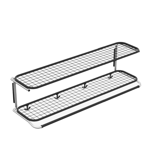 Classic Hat Rack Black/Chrome 100cm