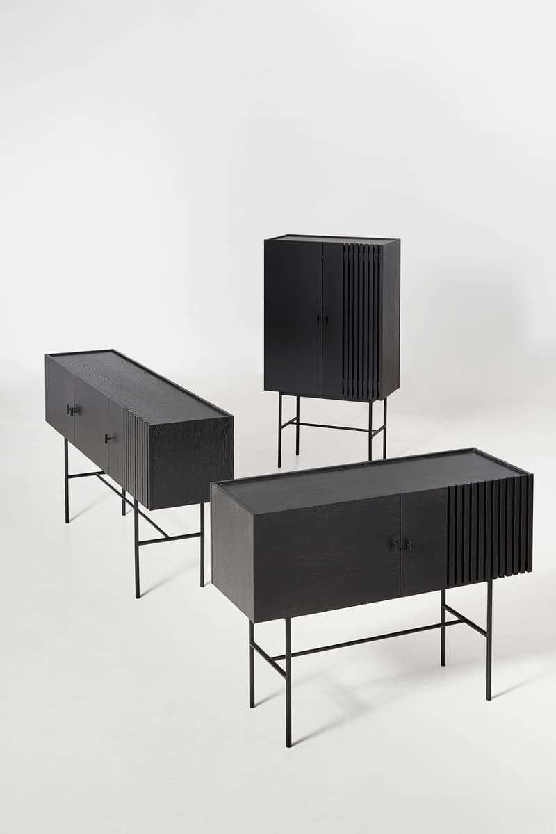 Array Cabinet Black 80cm