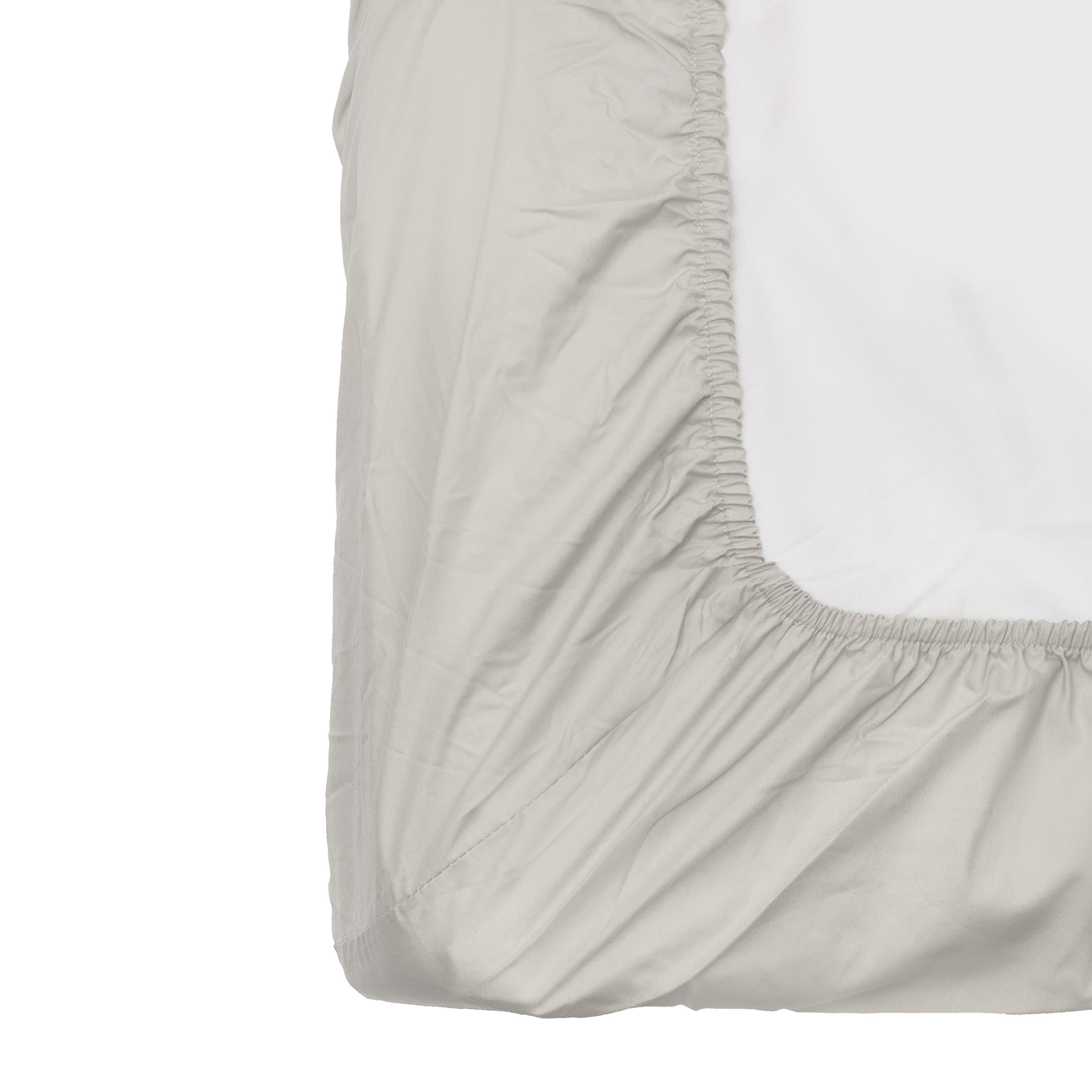 Dreamtime Fitted Sheet GOTS Percale Sand 90x200