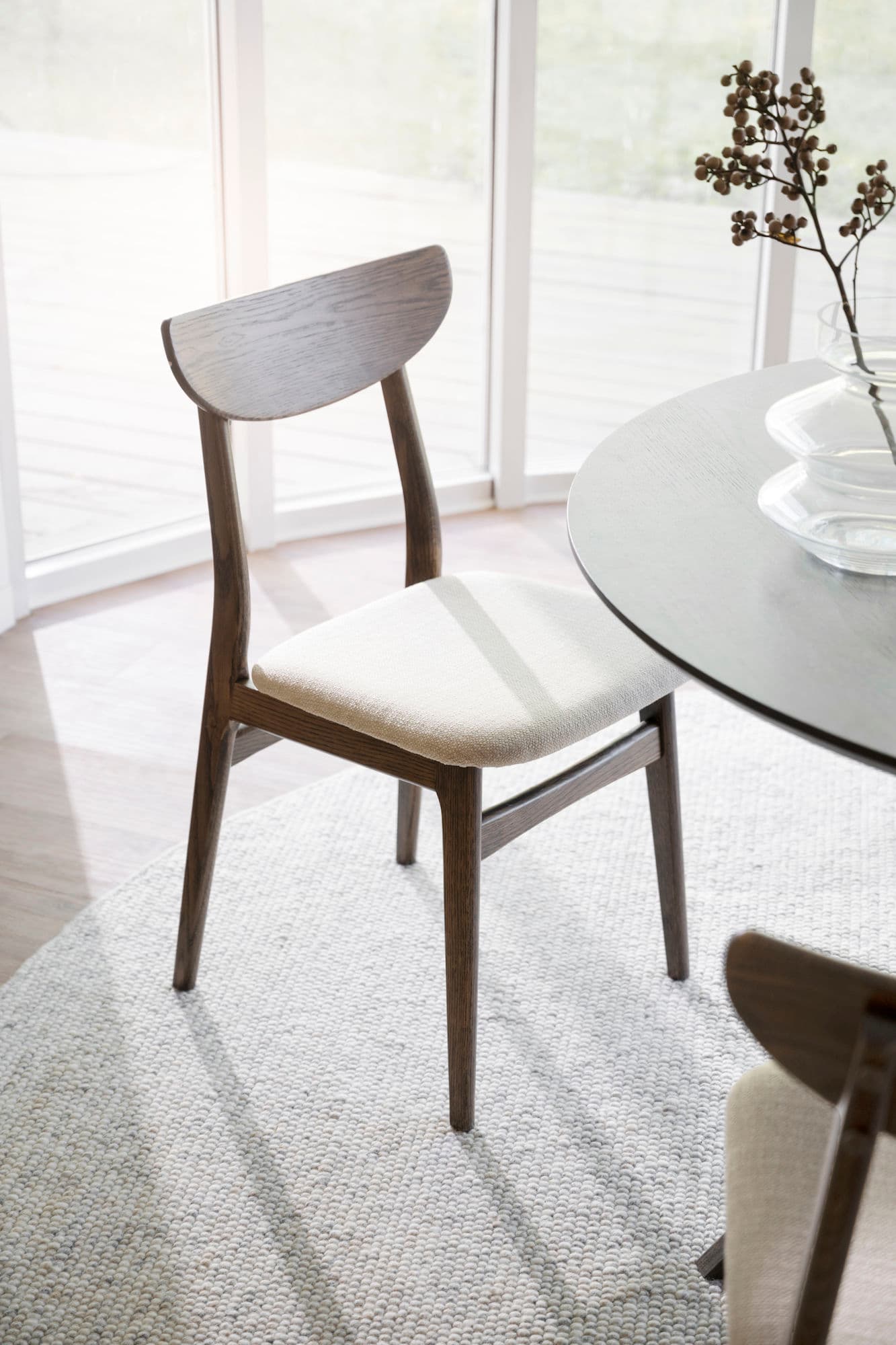 Rodham Esszimmerstuhl Braun/Beige