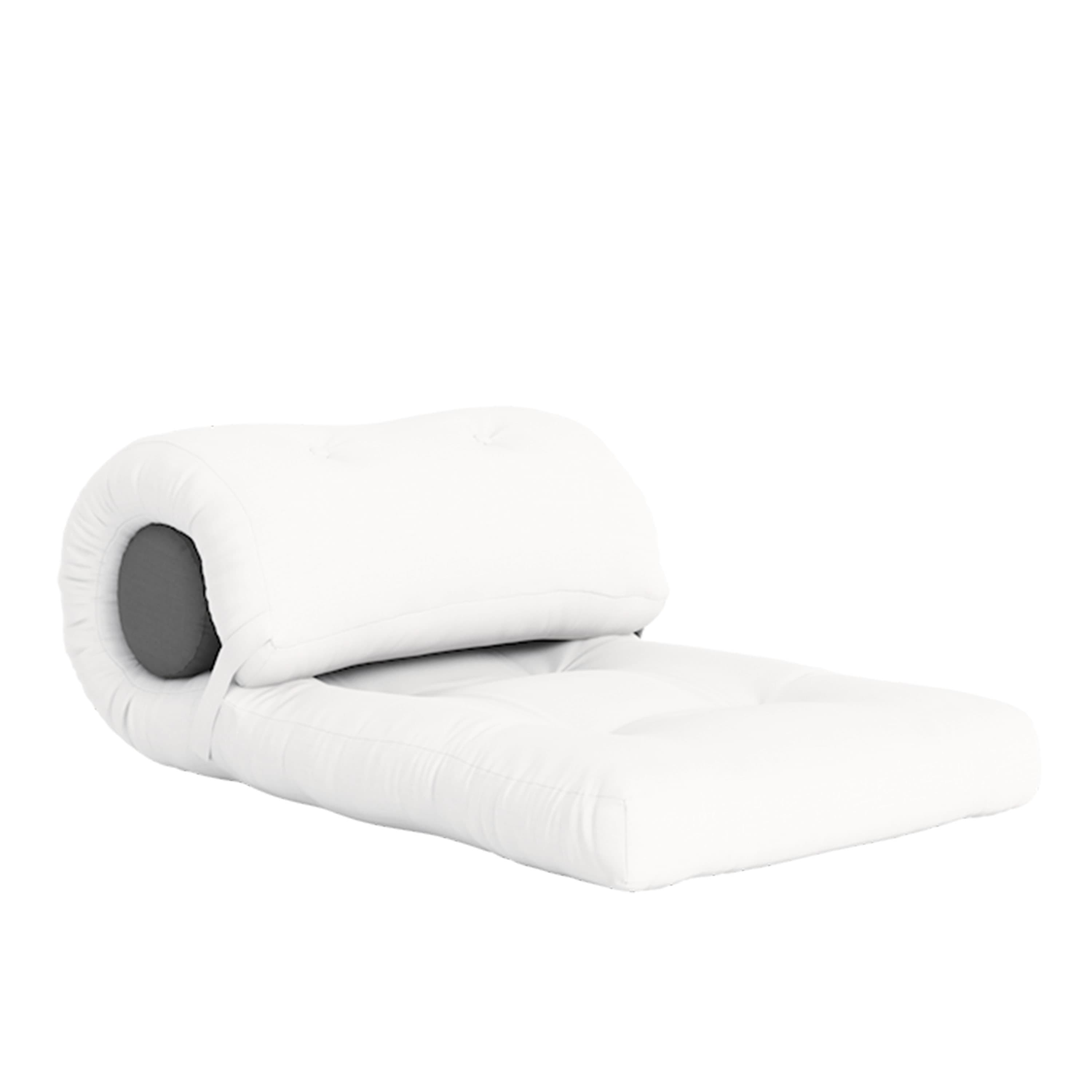 Wrap Out Lounger Mattress White 70cm