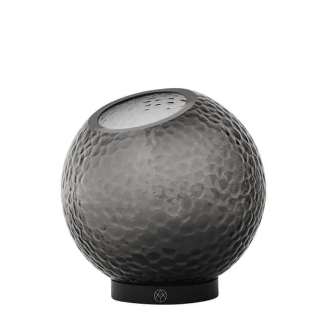 Globe Bubbles Vase Black Ø17