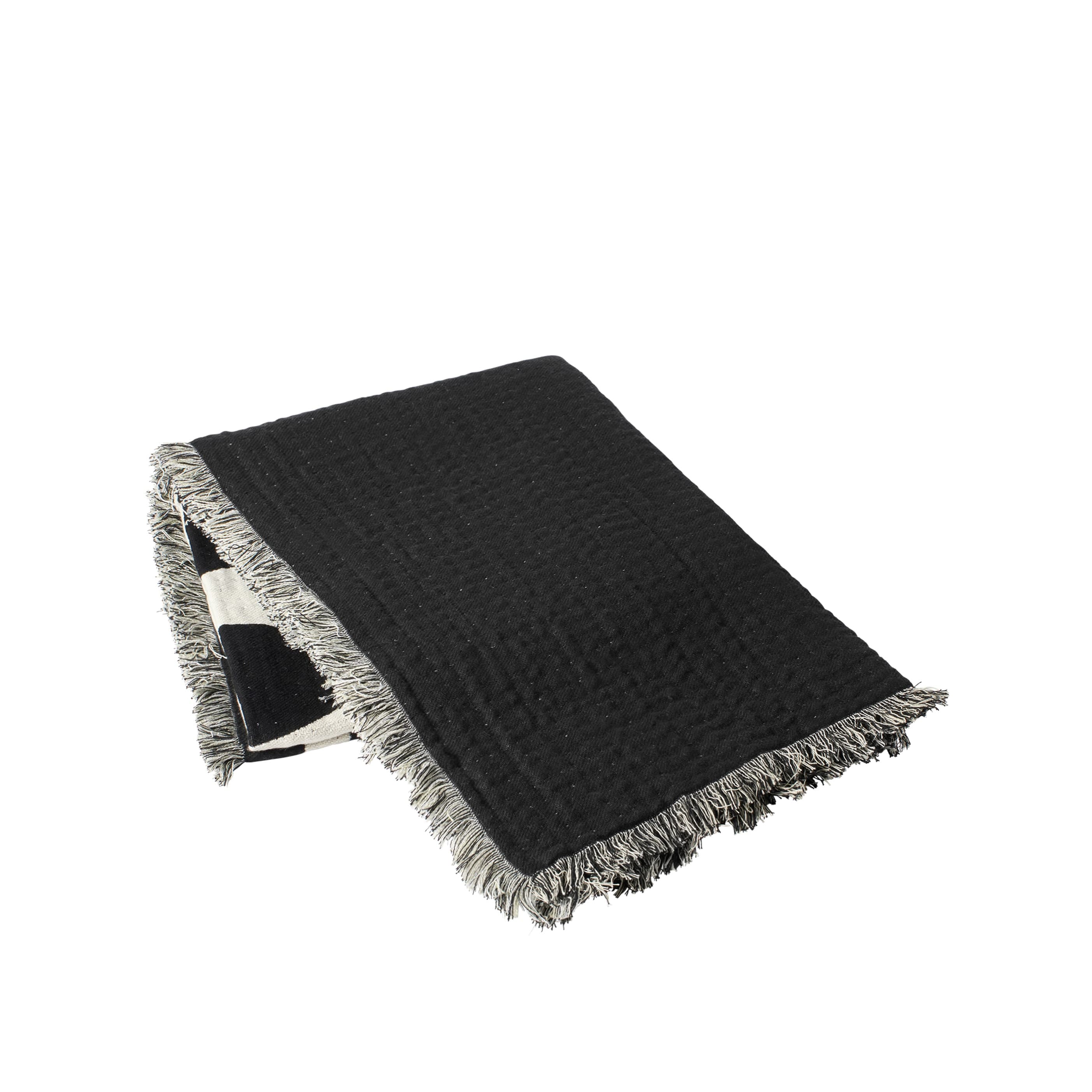 Eva Plaid Castle Beige/Schwarz 130x180