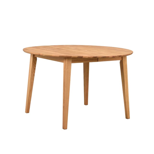 Filippa Dining Table Oak Ø120/165cm
