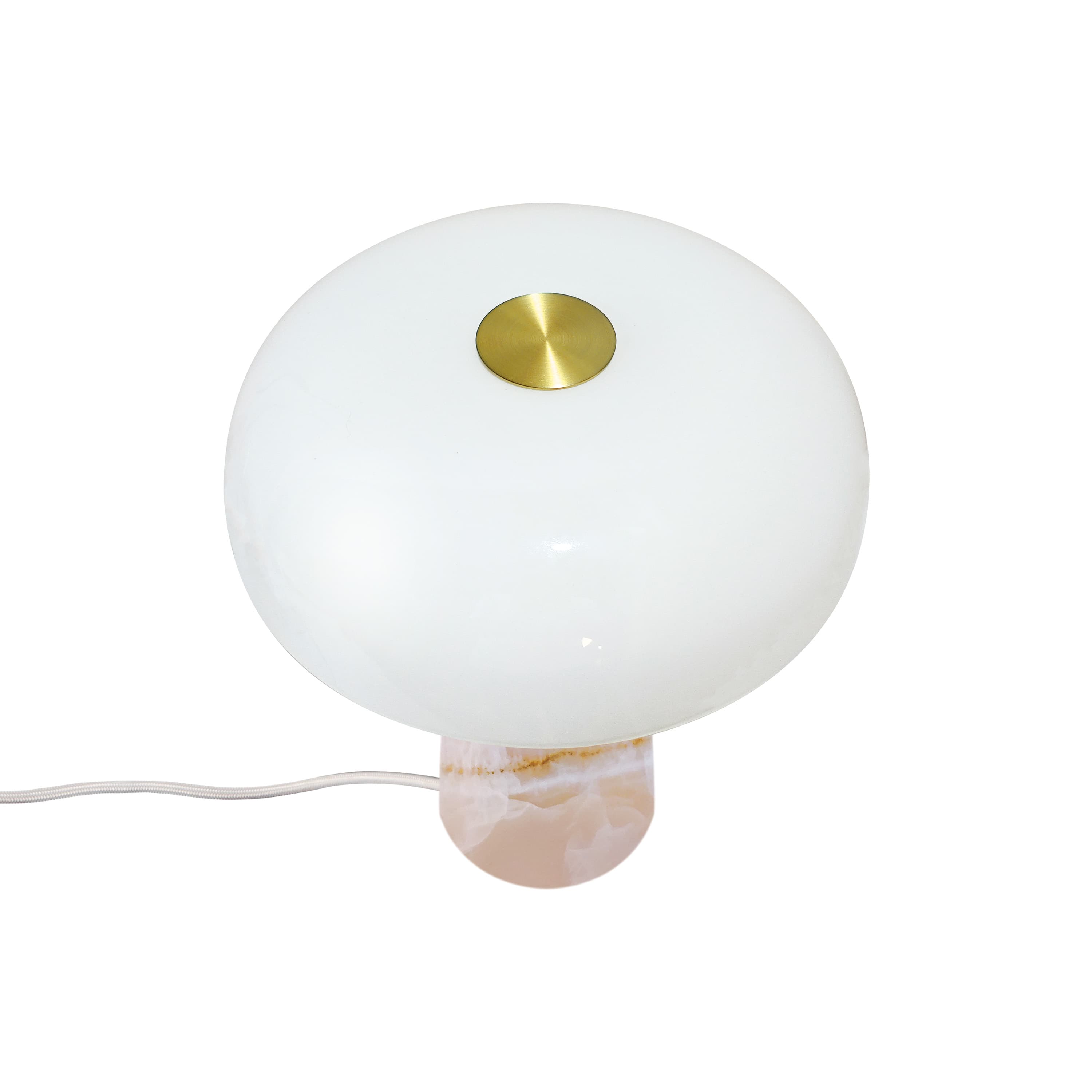 Glossy Mini Table Lamp Pink 24cm