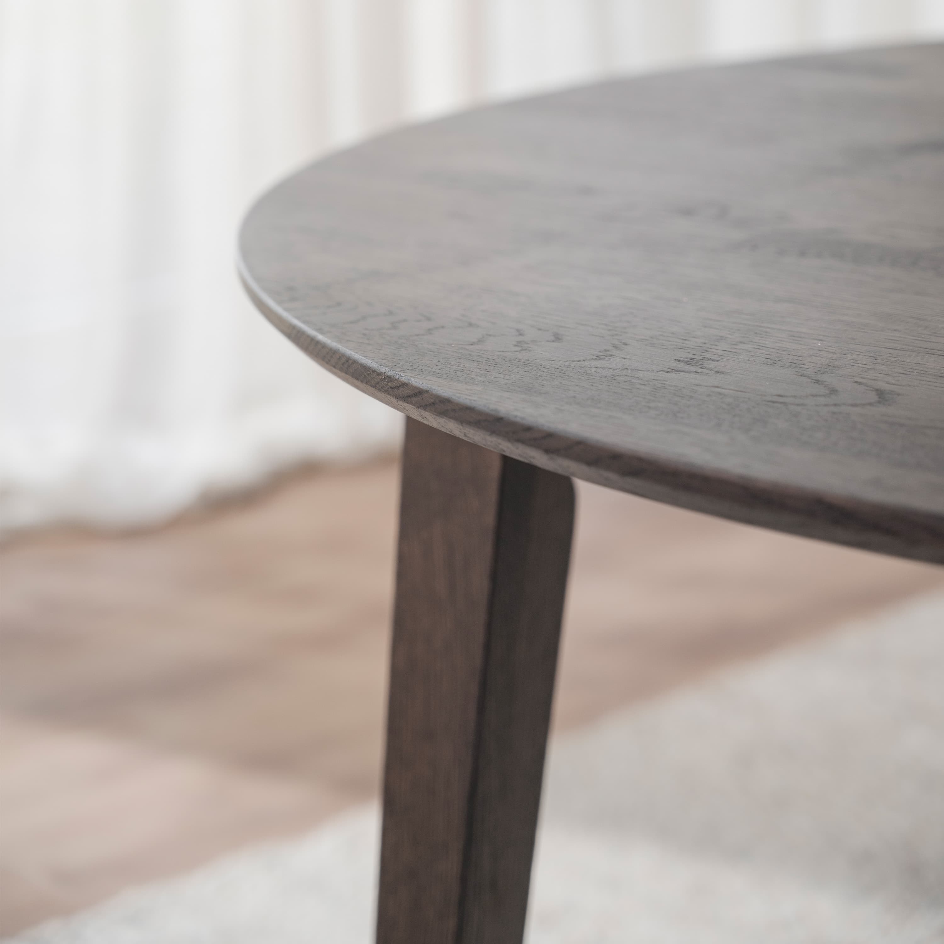 Filippa Dining Table Brown Ø120/165cm