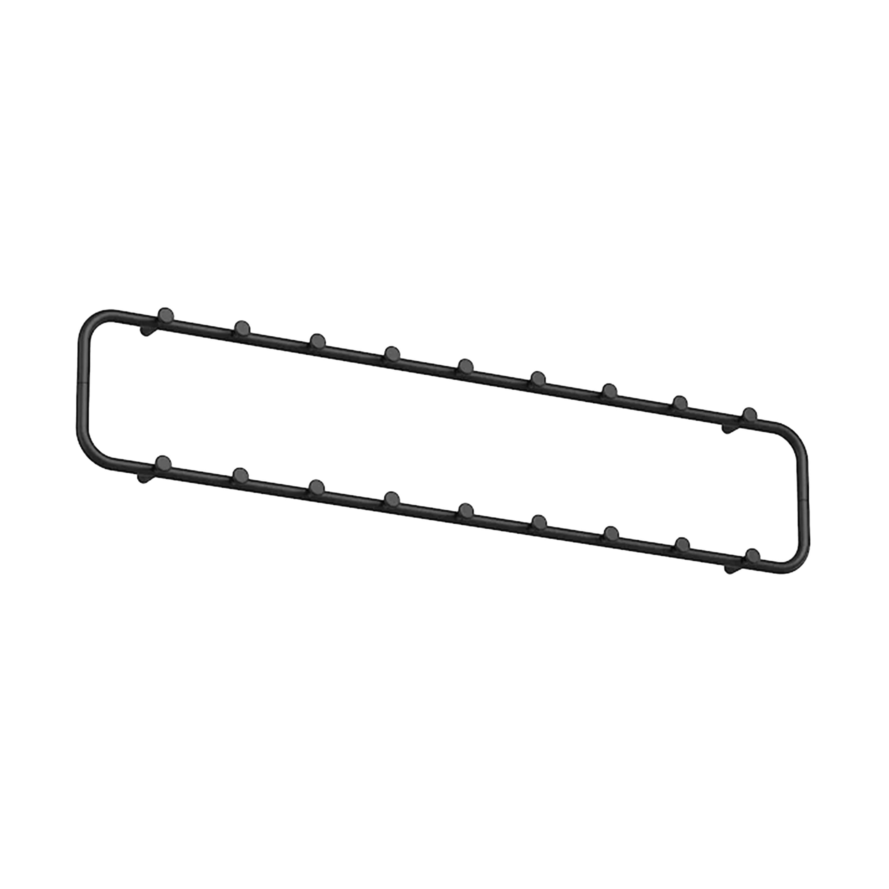 Classic Coat Rack Black 100cm