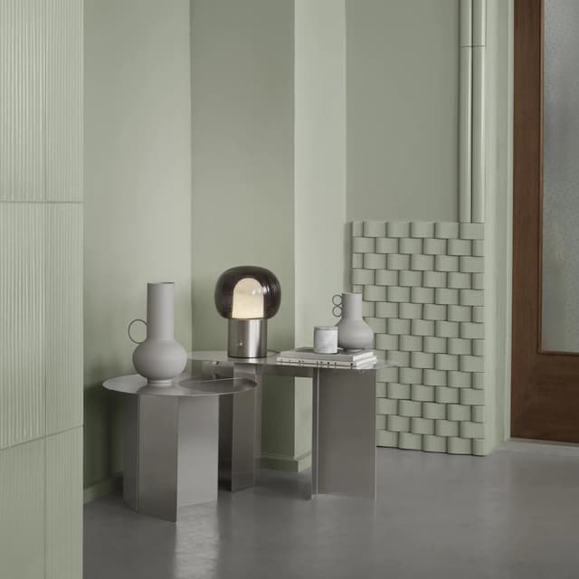 Oru Side Table Stainless Steel Matt Ø50