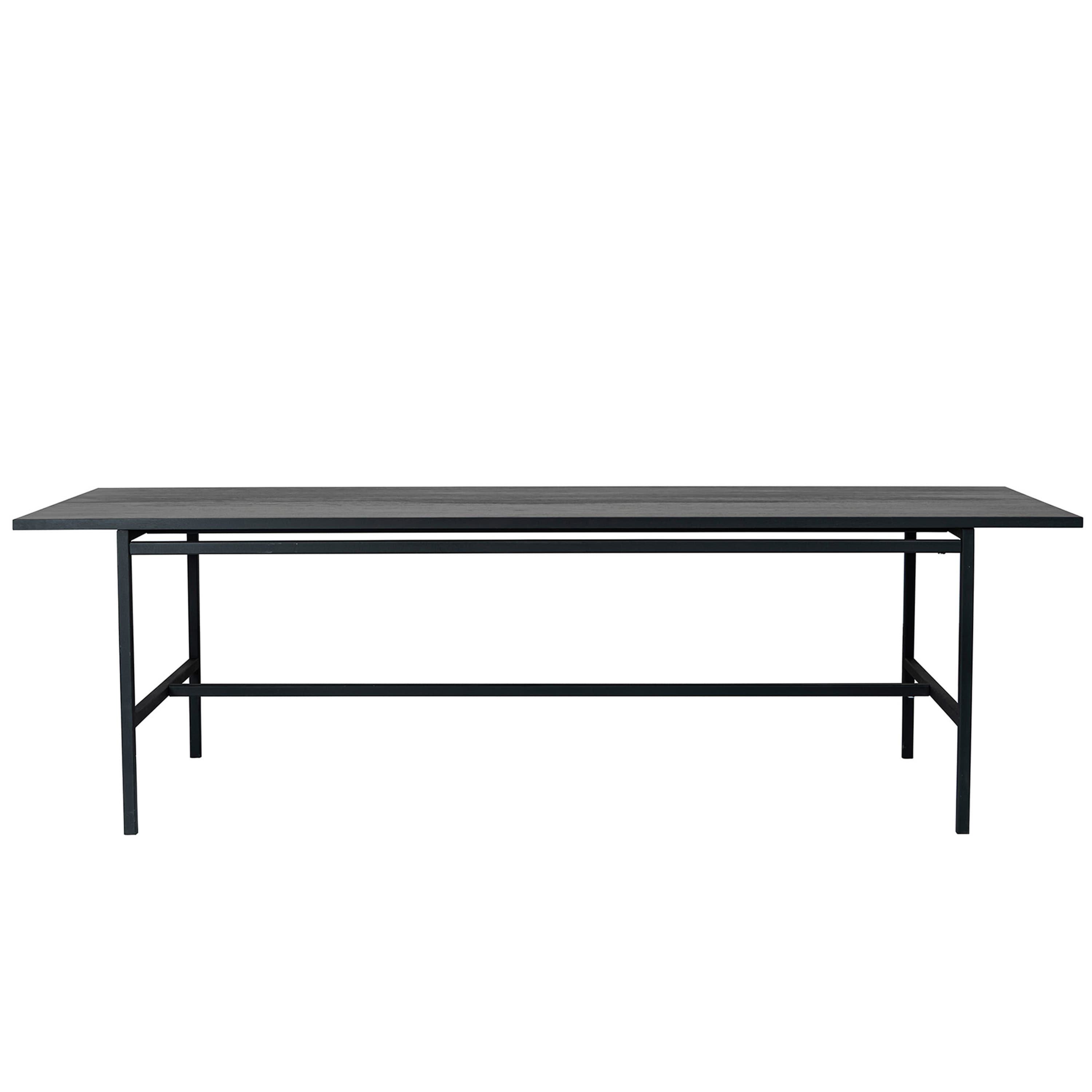 Almina Matbord Svartbetsad Ek 250cm