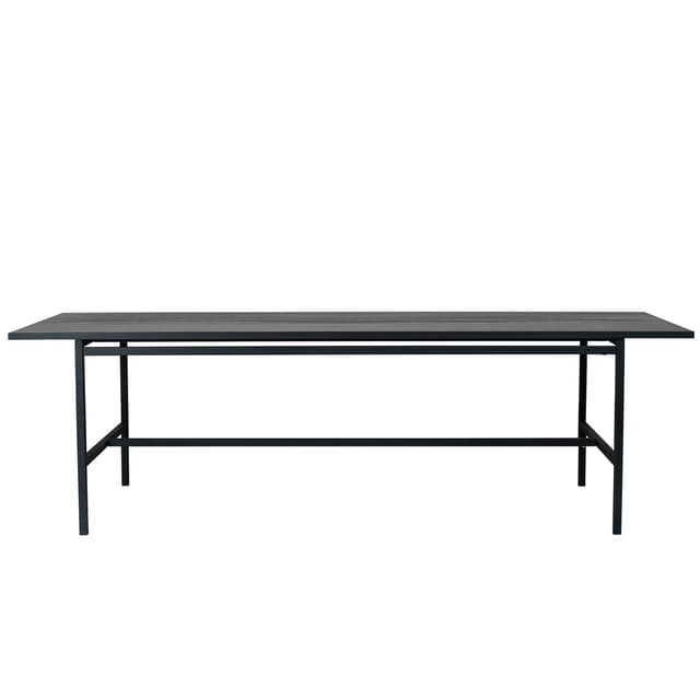 Almina Matbord Svartbetsad Ek 250cm