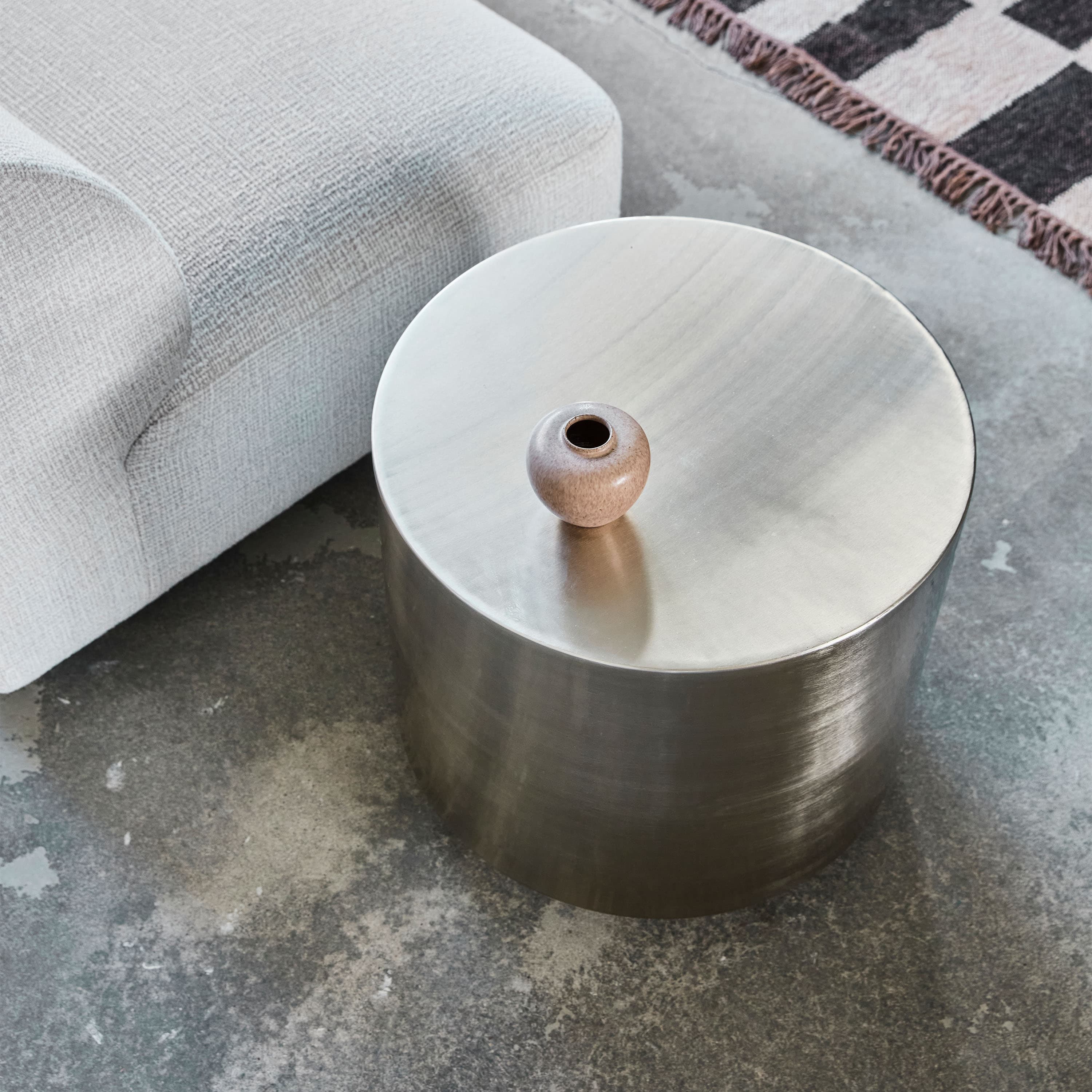 Step Soffbord Borstat Silver 40x45