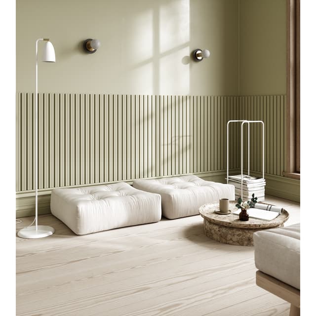 More Sitzpuff Beige 70x70cm