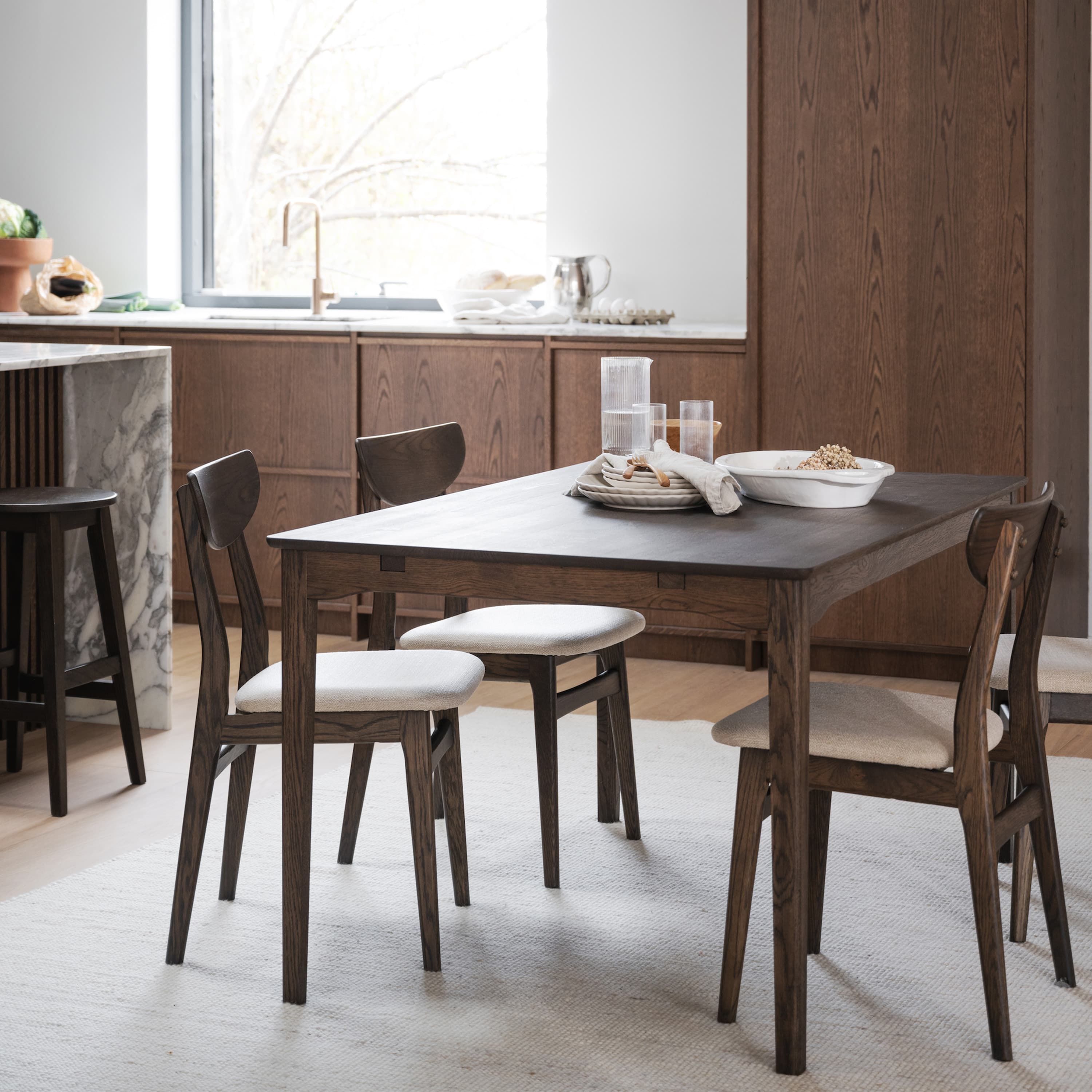 Markham Esstisch Braun 140cm