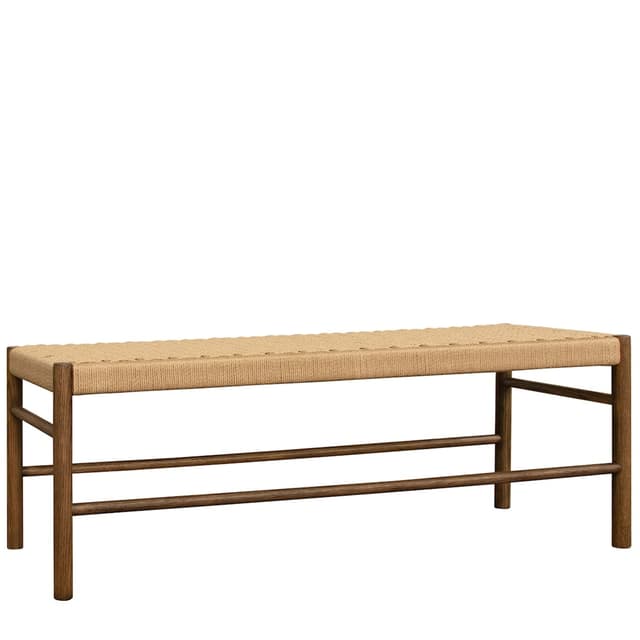 Colin Bank Braun gebeizte Eiche 120 cm
