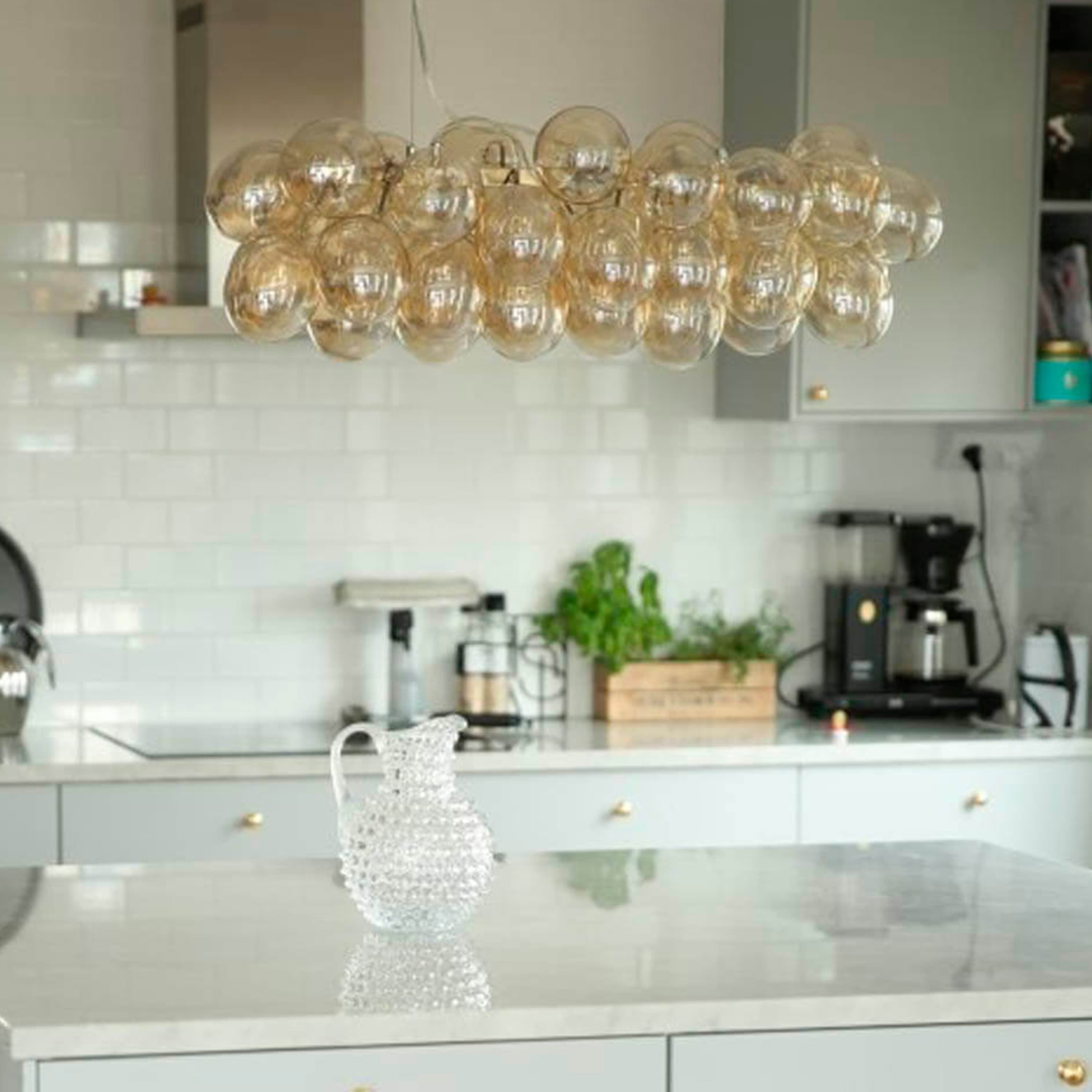 Gross Bar Ceiling Lamp Amber