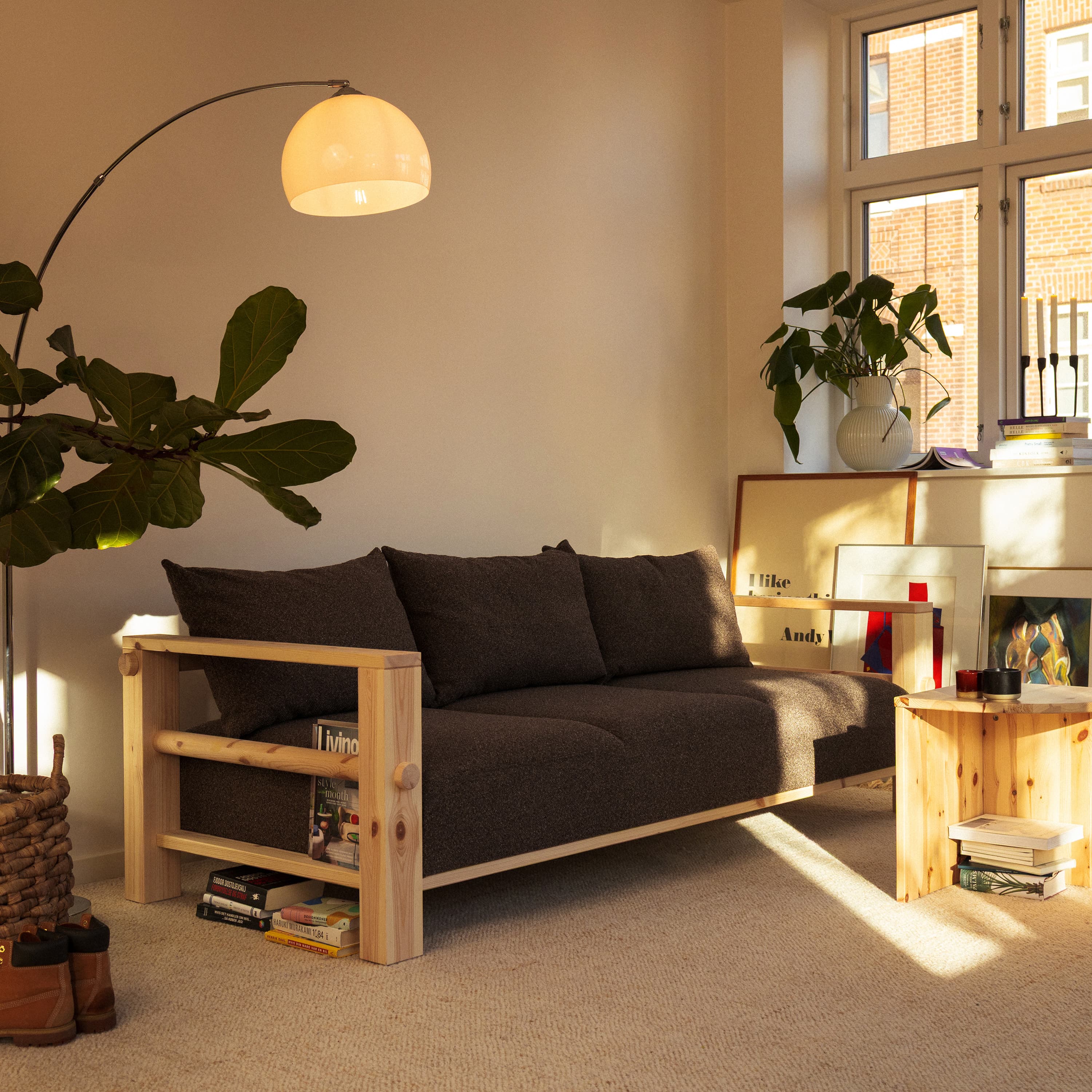 Bare Sofa Bed Raw/Mellow Brown