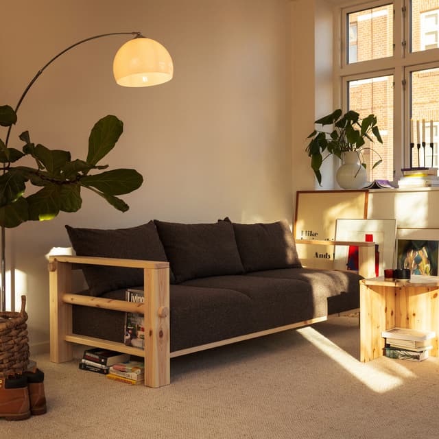 Bare Sofa Bed Raw/Mellow Brown