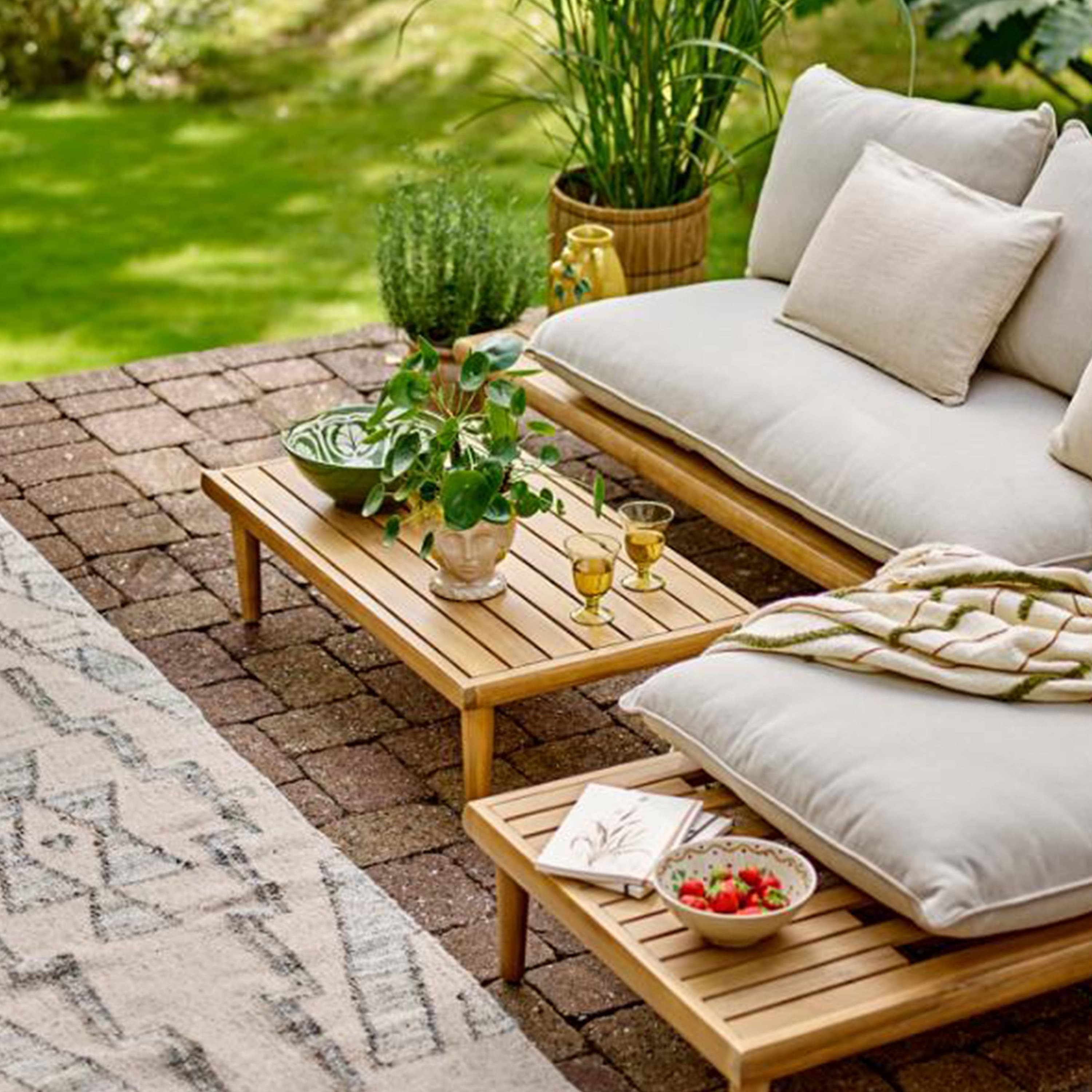 Cesano Lounge Set Nature incl. Table