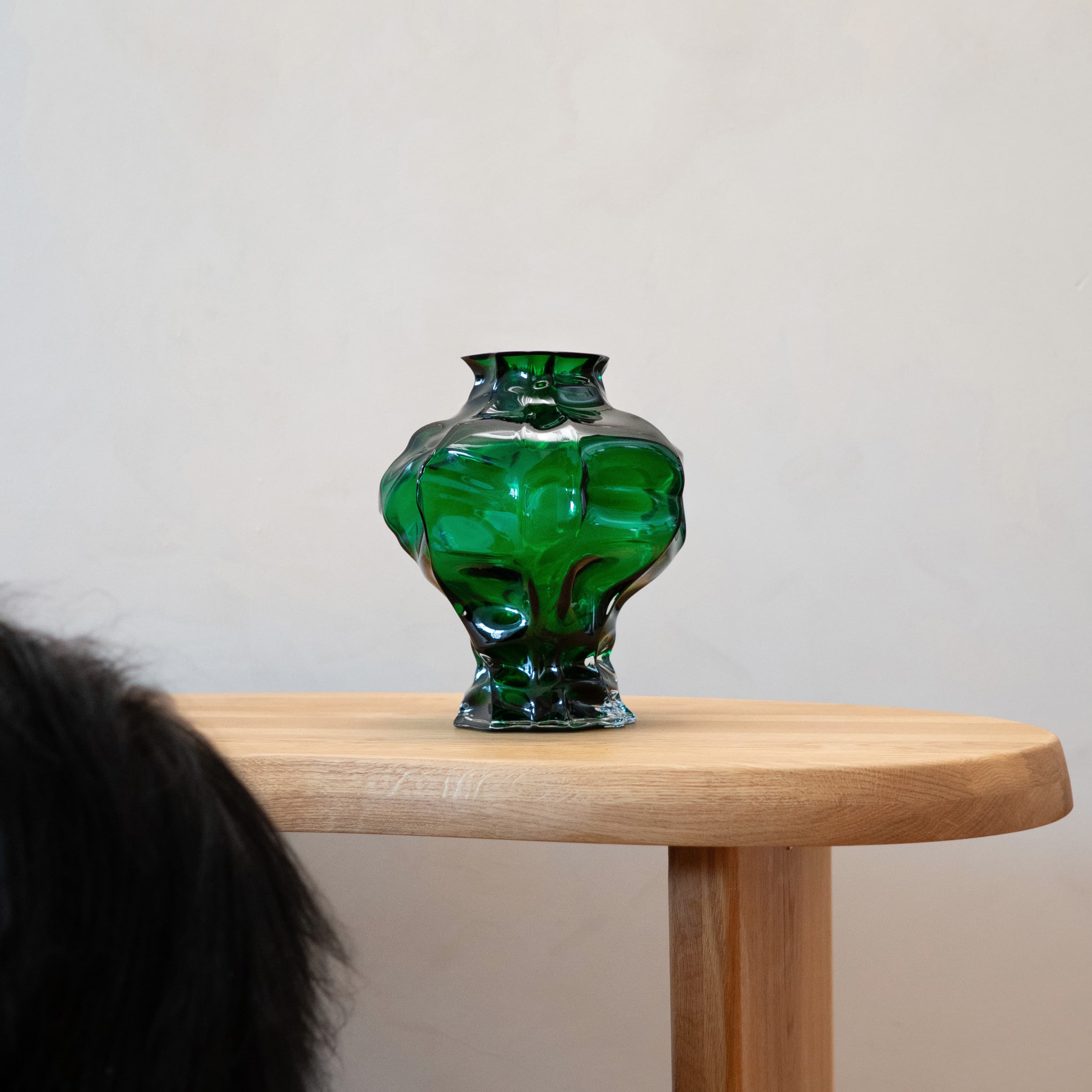 Ammonit Vase Green Large