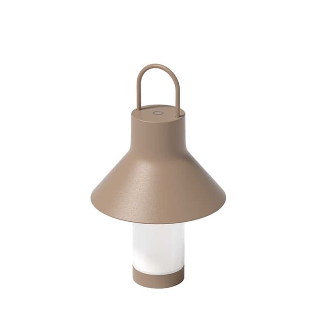 Shadow Portable Table Lamp Grey/Beige Ø15