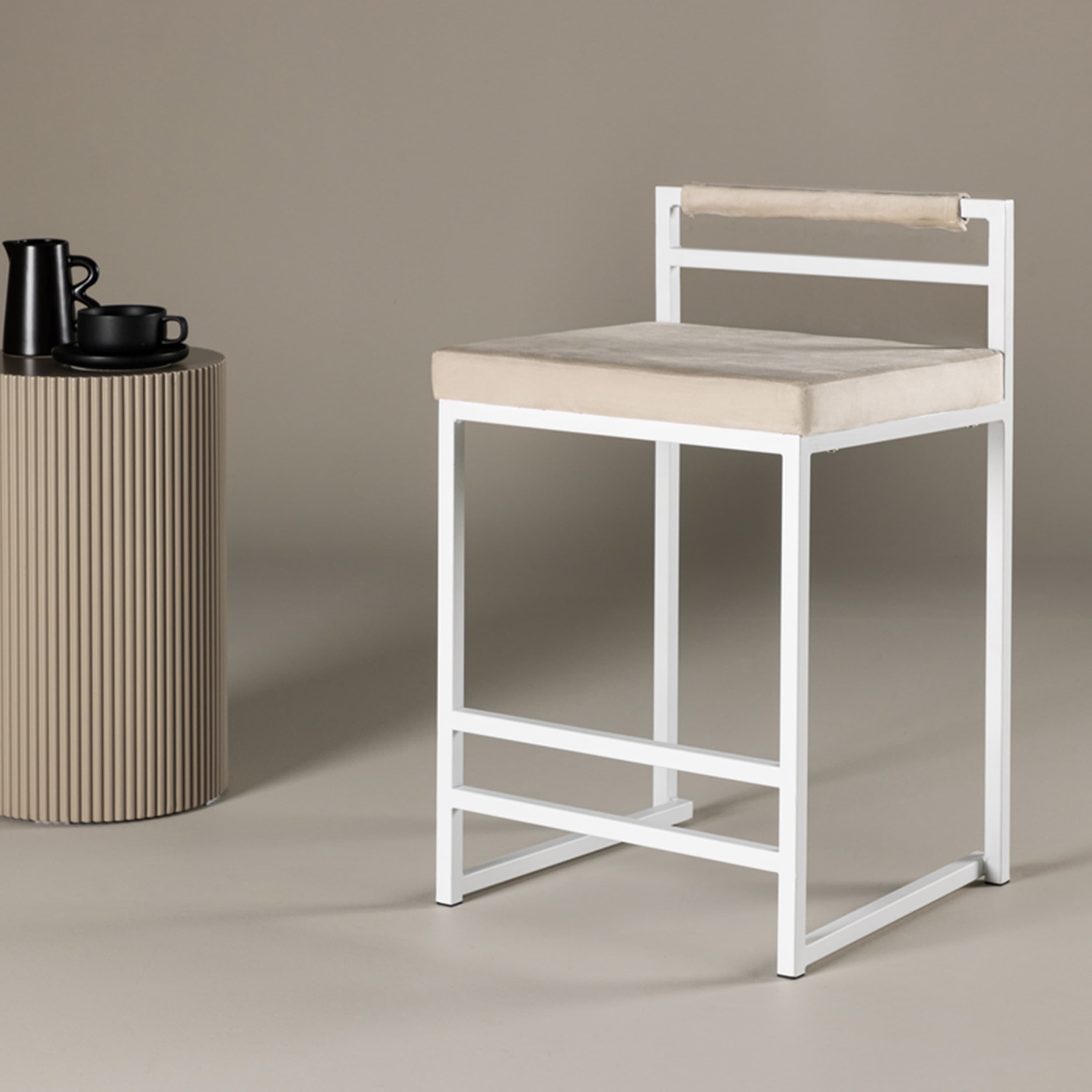 Opelika Barstol Beige 80cm
