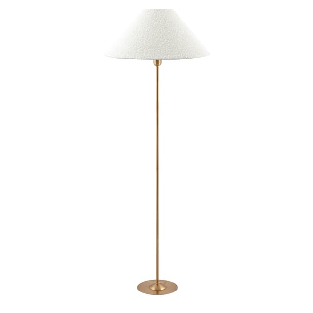 Iris Floor Lamp Base Brushed Brass