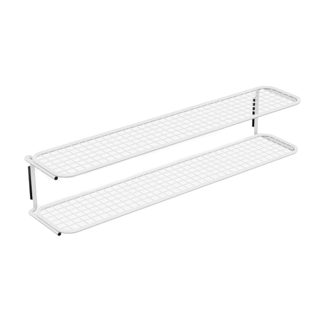 Classic Schuhablage Doppel Weiß 120cm