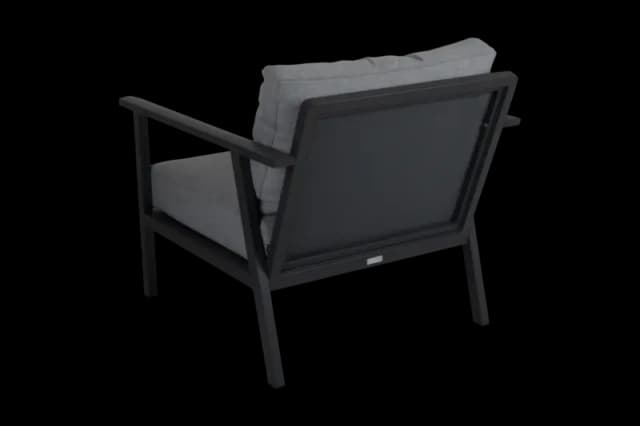 Samvaro Loungestol Antracit/Pearl Grey 80cm