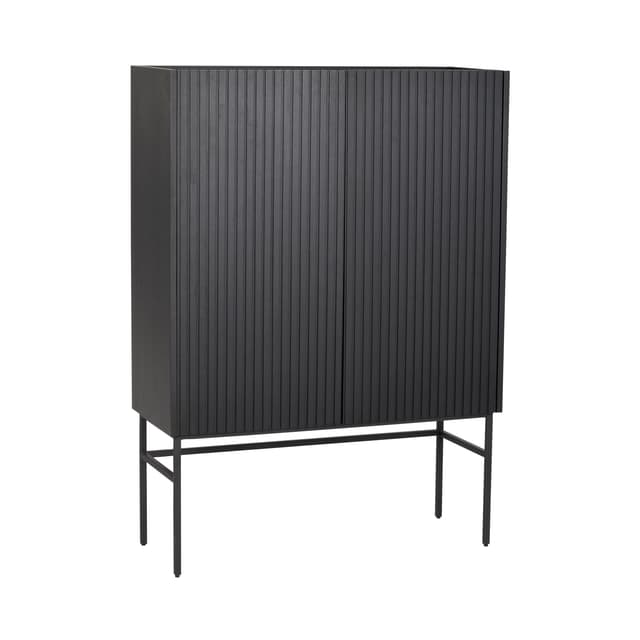 Halifax Schrank Schwarz 100cm