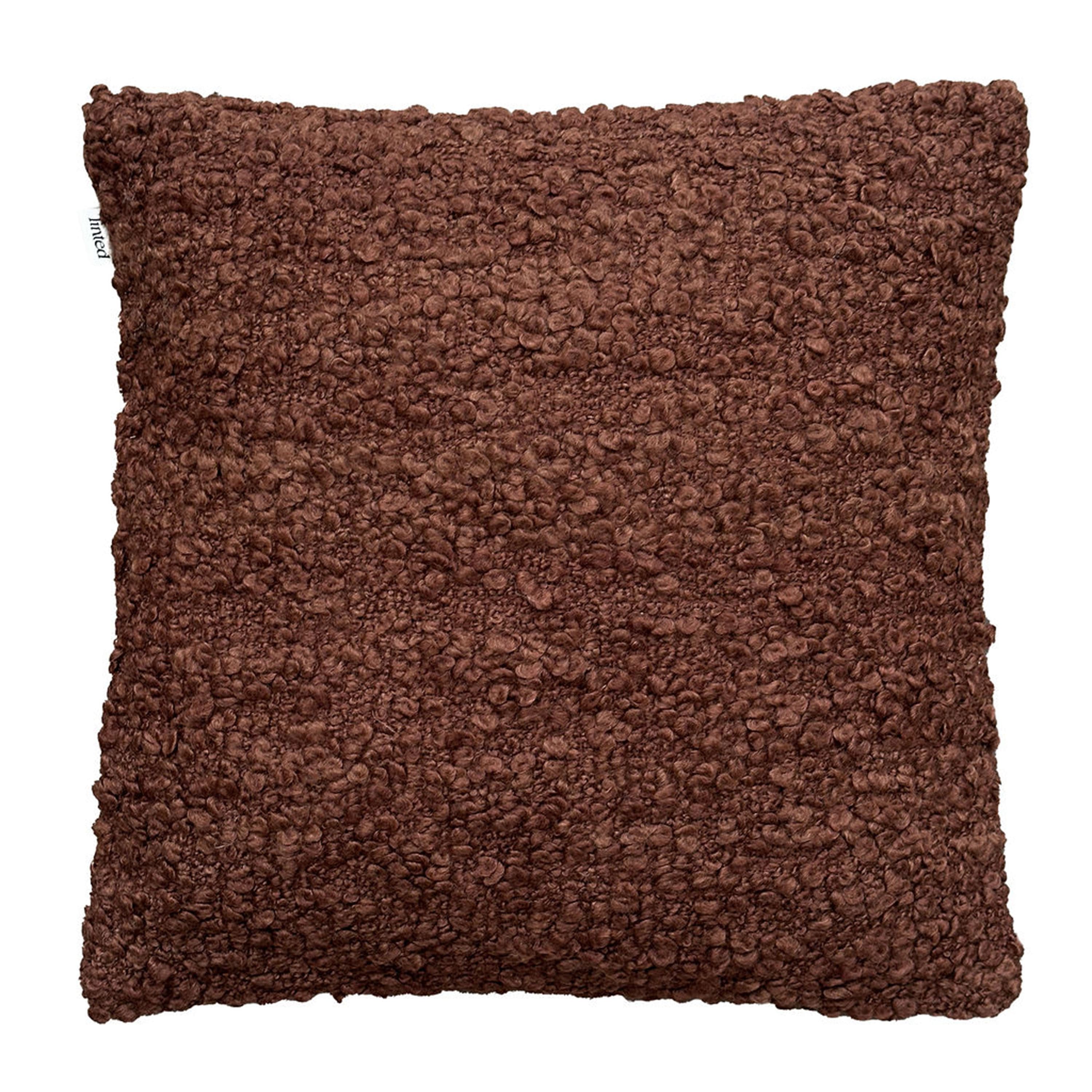 Levantin Zierkissen Dunkelbraun 45x45