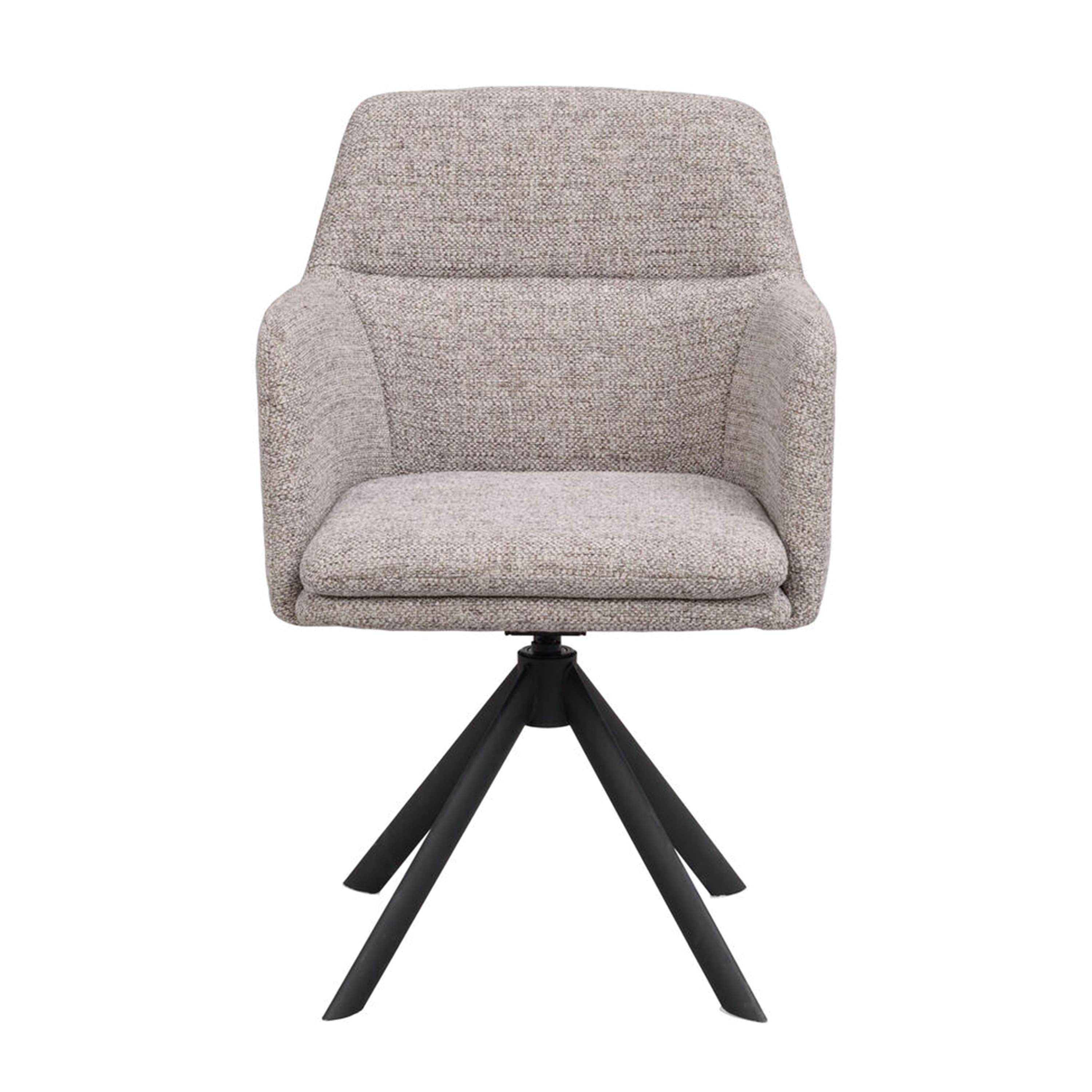 Gladstone Dining Armchair Dark Beige/Black