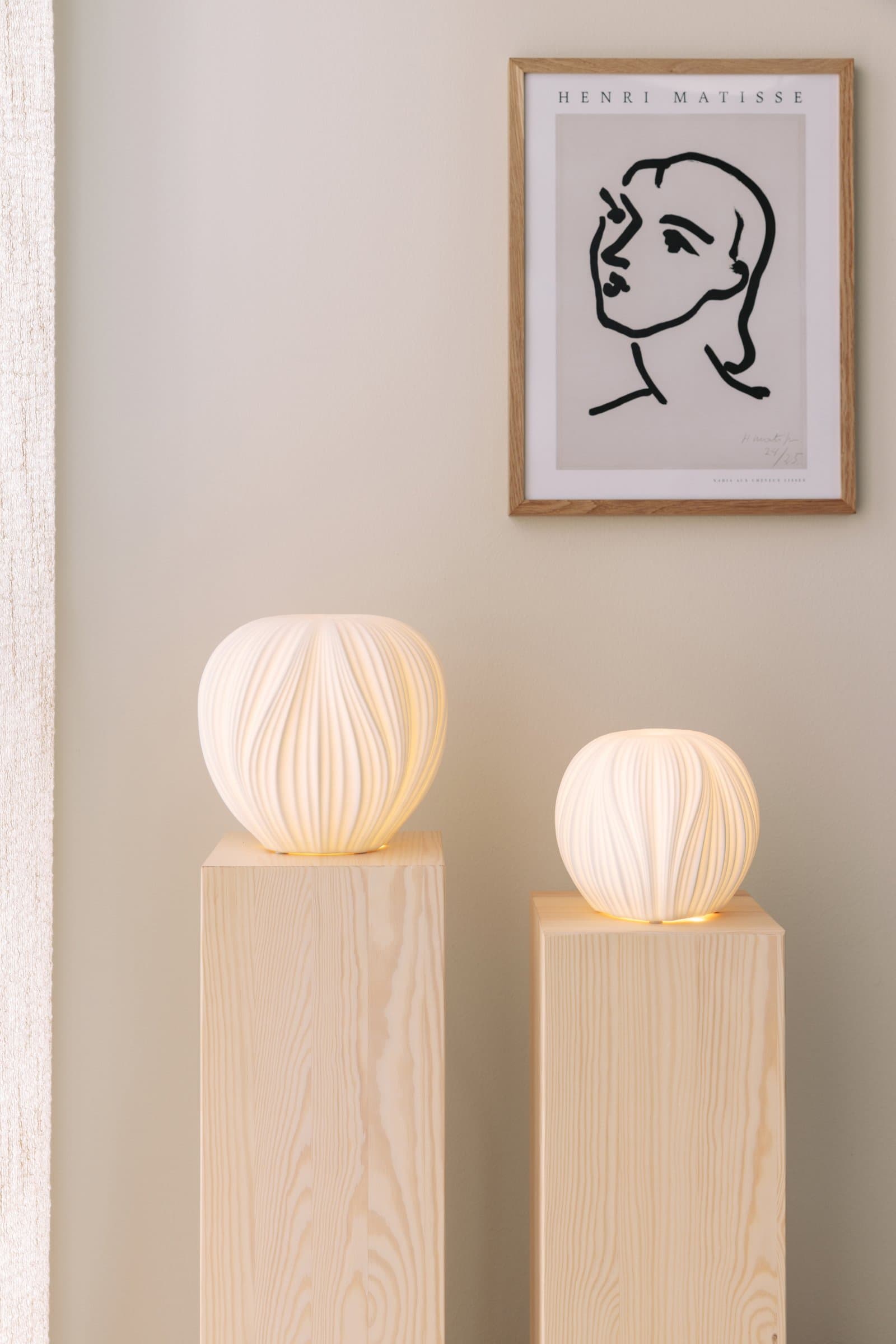 Milo Table Lamp White 21cm