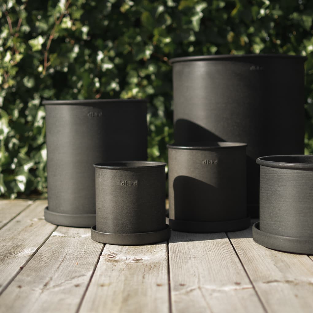 Plant Topf Black Small 2-pack