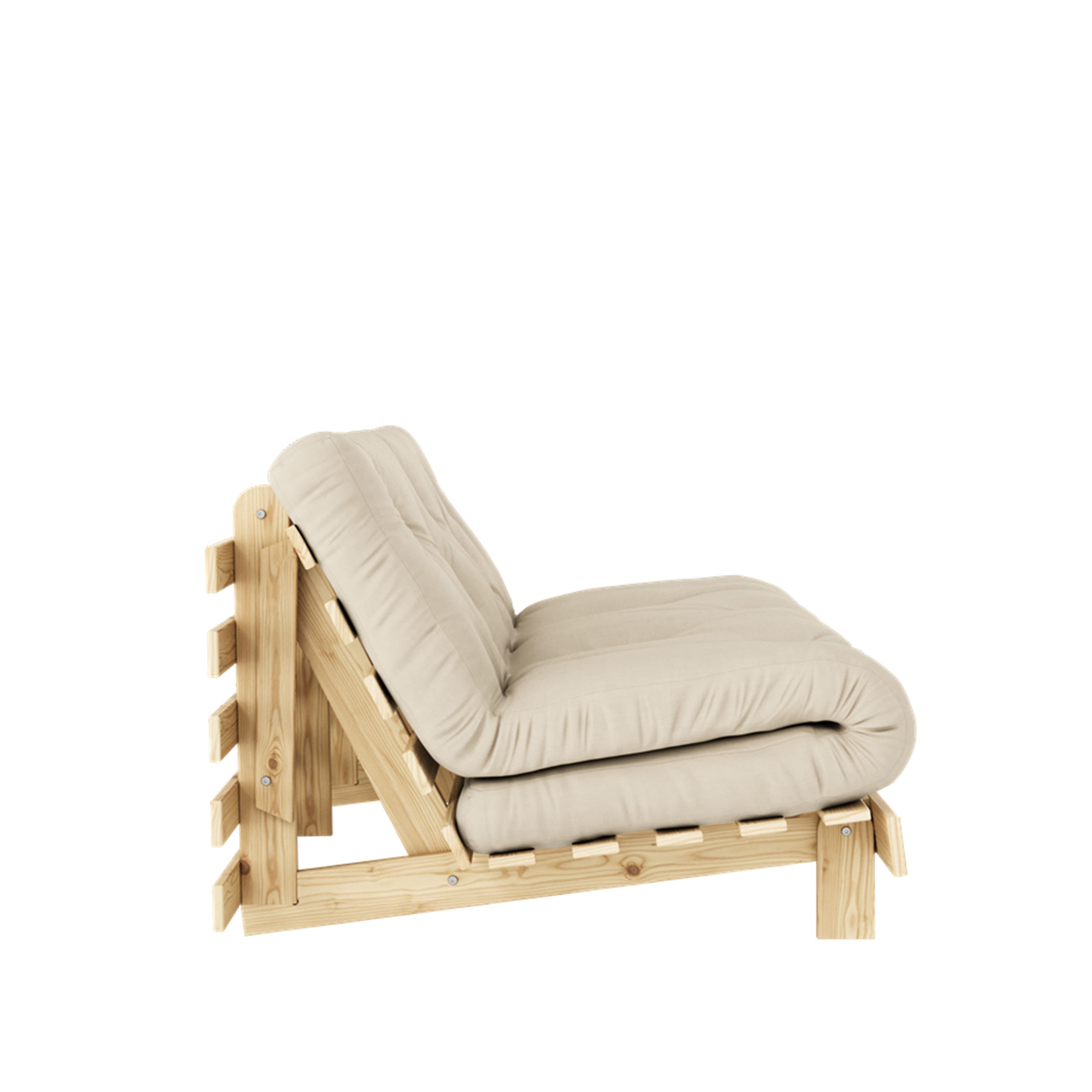 Roots Schlafsofa Natur/Beige 160cm