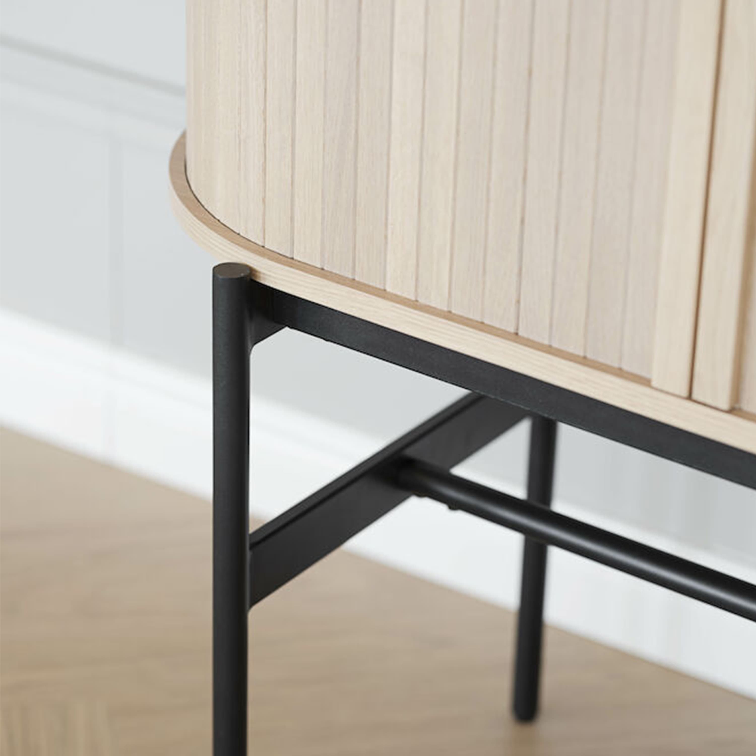 Haddington Cabinet White Pigmented/Black 102cm