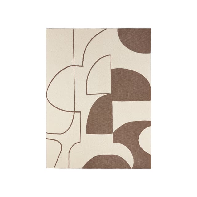 Maren Throw Kangaroo Brown/Off White 130x180