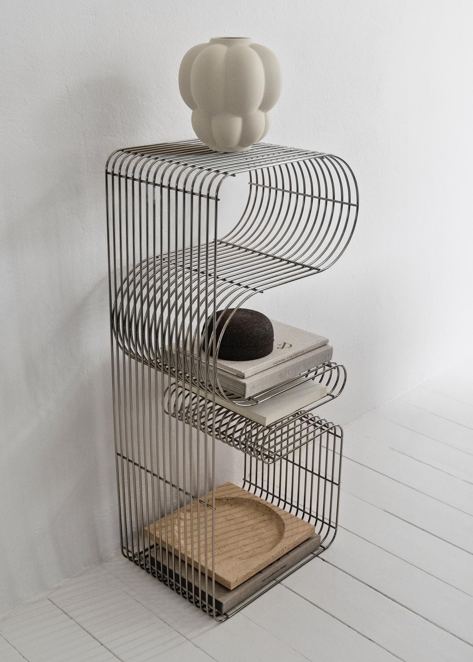 Curva Bänk Silber 100cm