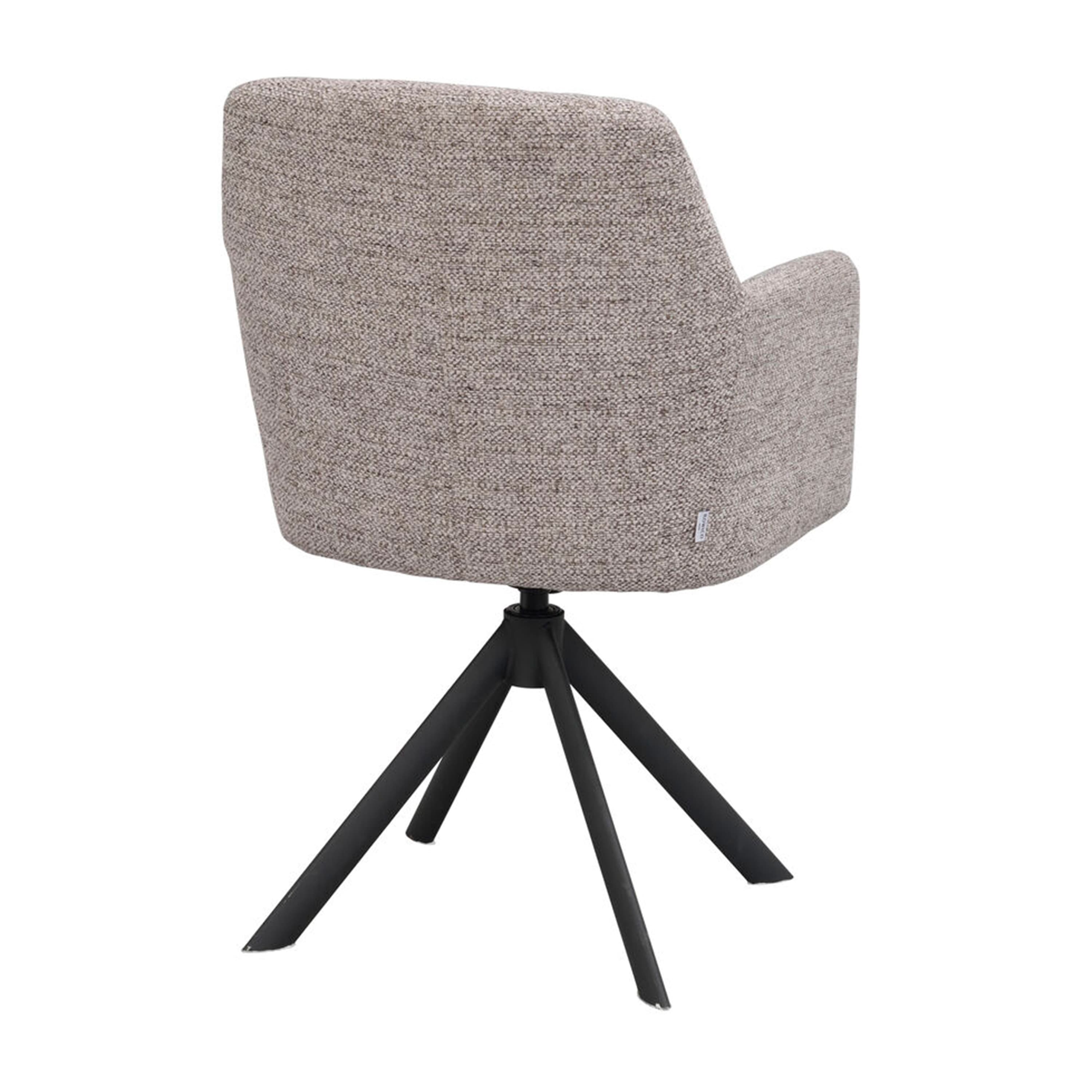 Gladstone Dining Armchair Dark Beige/Black