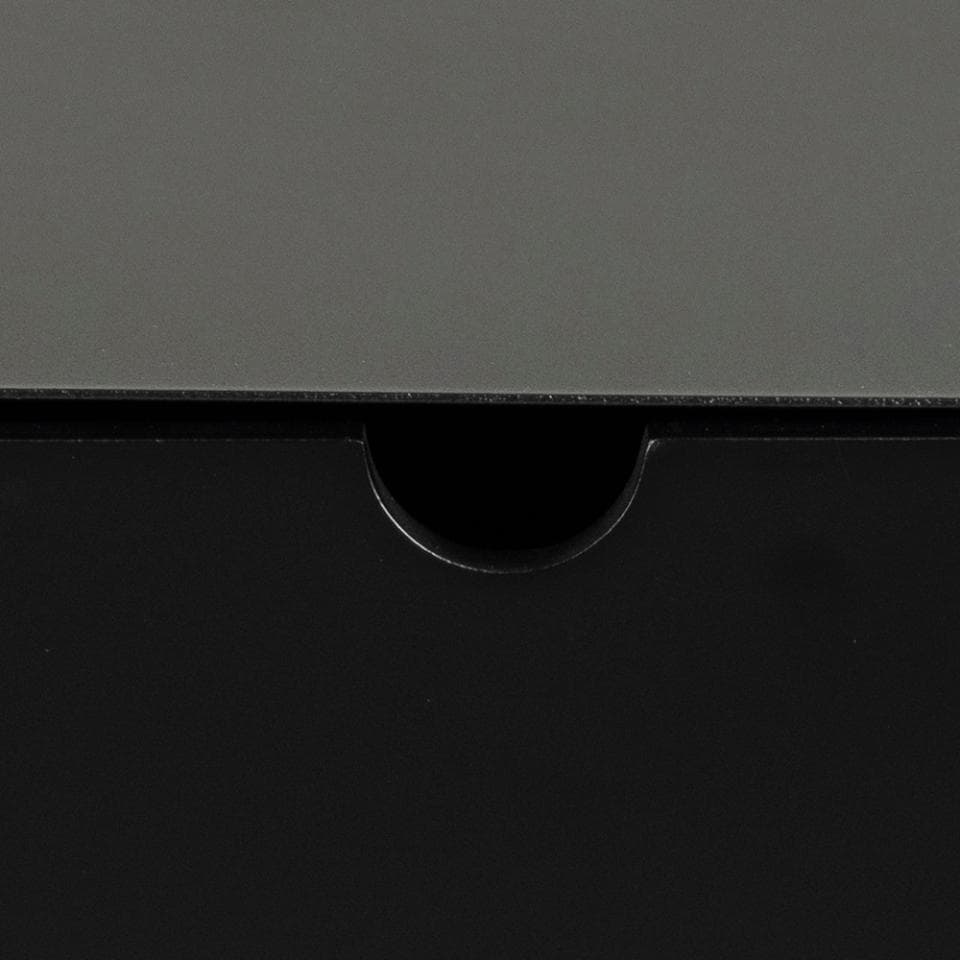 Eden Wall-mounted Bedside Table Black