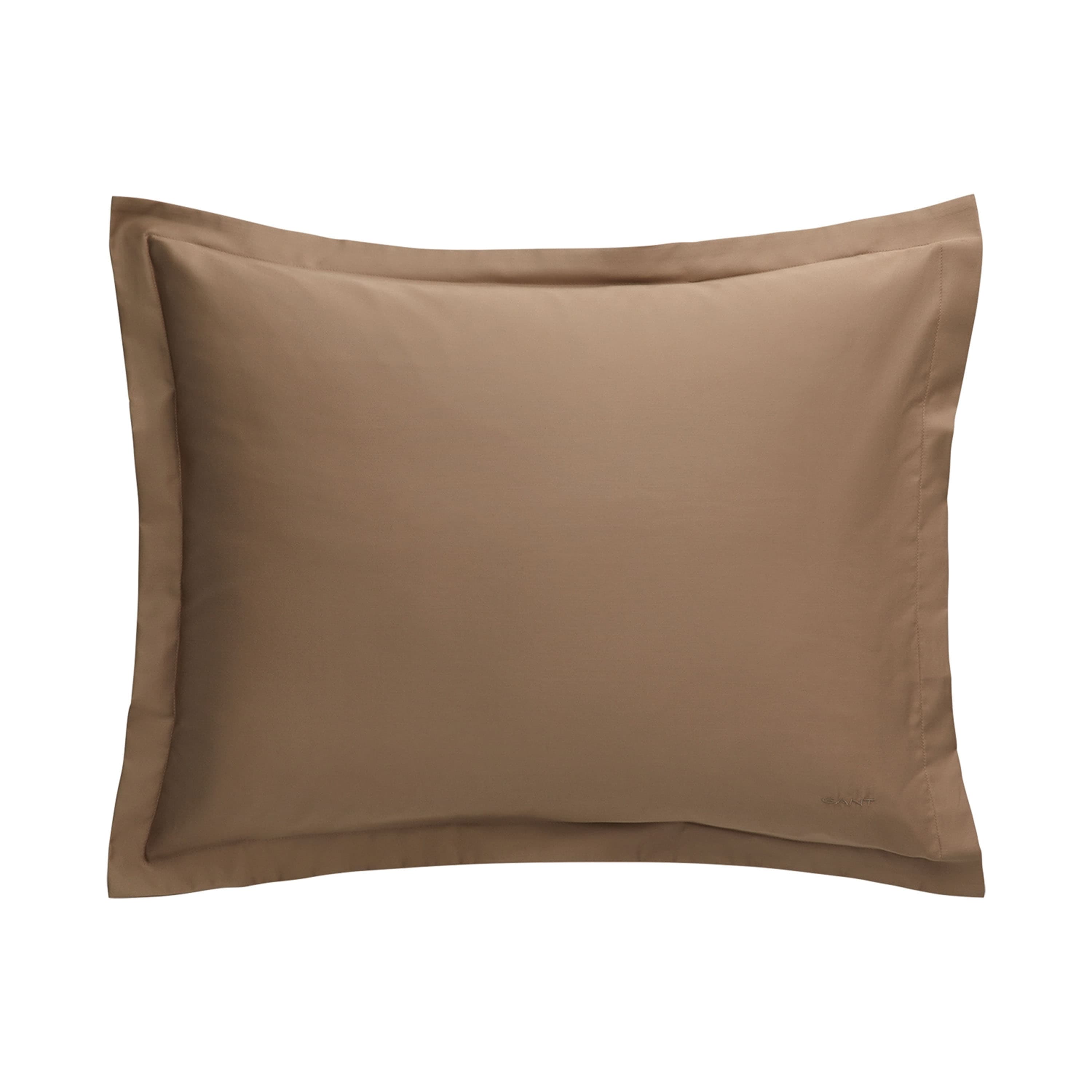 Sateen Kissenbezug Taupe Beige 50x60