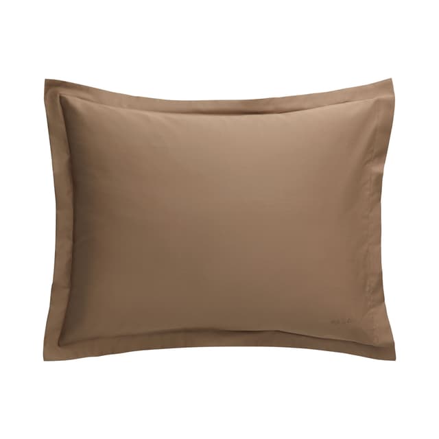 Sateen Kissenbezug Taupe Beige 50x60