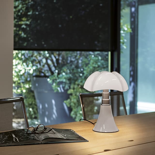 Pipistrello Medio Tischlampe Dimmbar LED Weiß
