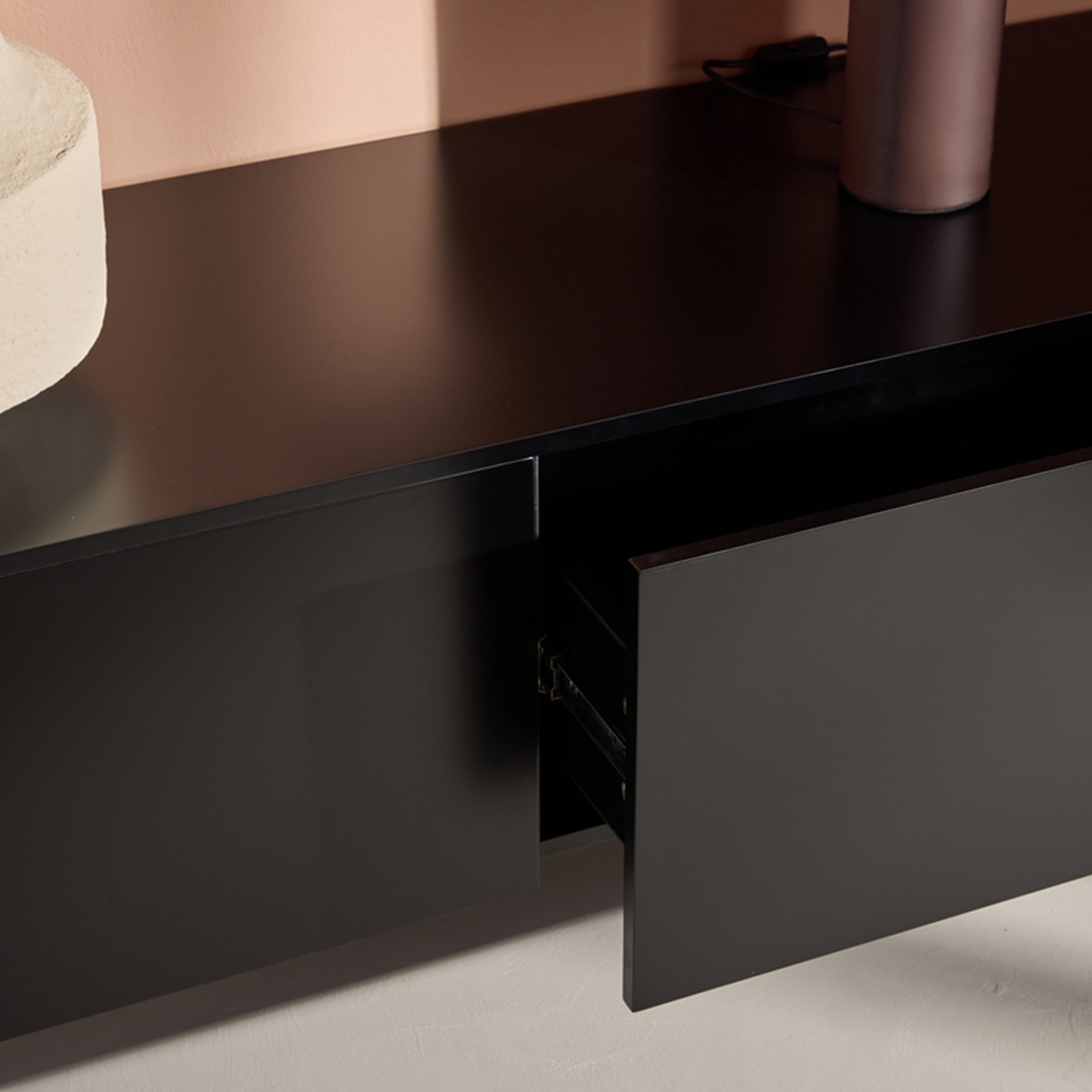 Frihamn Sideboard Black 160x45