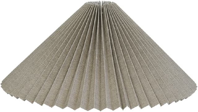 Carolin Plissierter Lampenschirm Natur 40cm