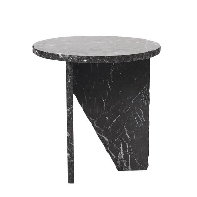 Verde Beistelltisch Black Marble Ø40