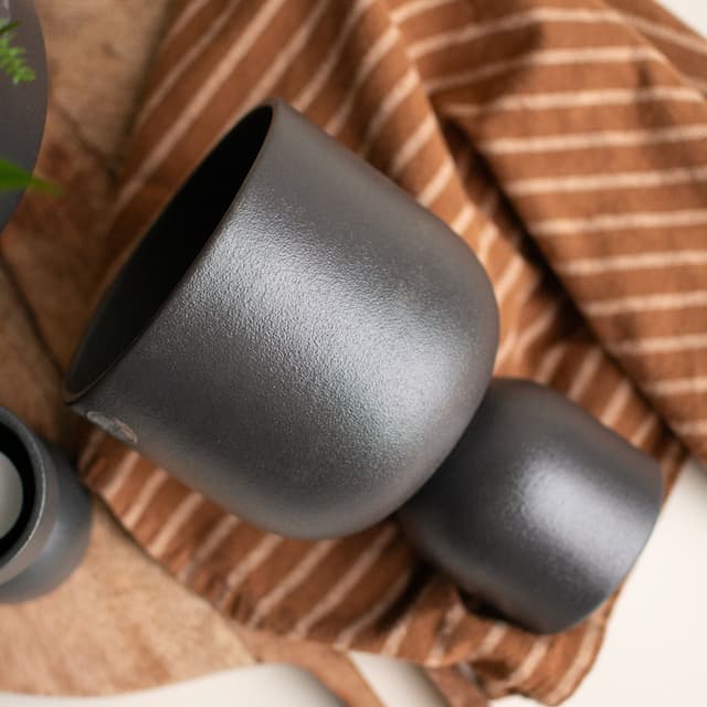 Post Pot Cast Iron Small