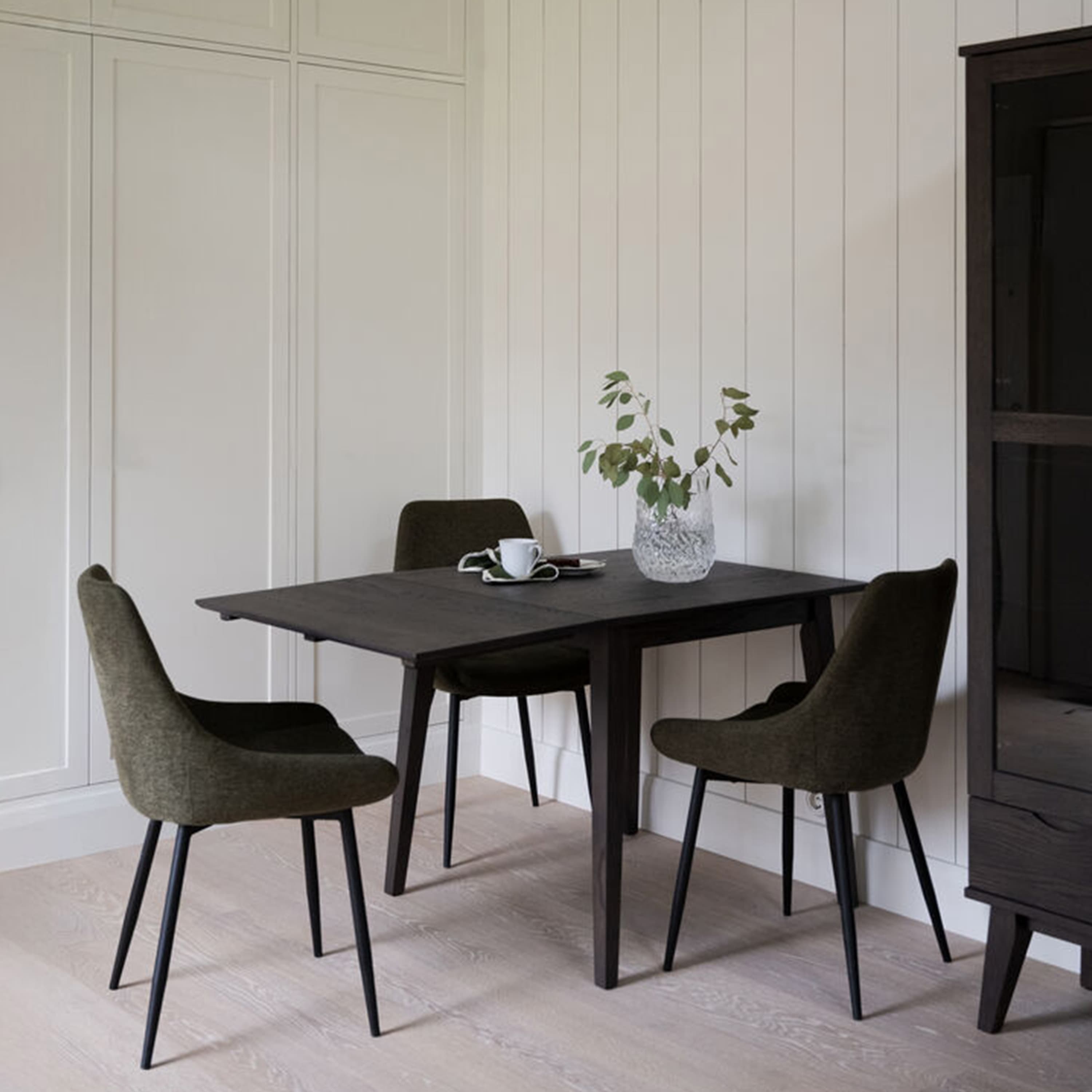 Filippa Klappentisch Dunkelbraune Eiche 80+45cm