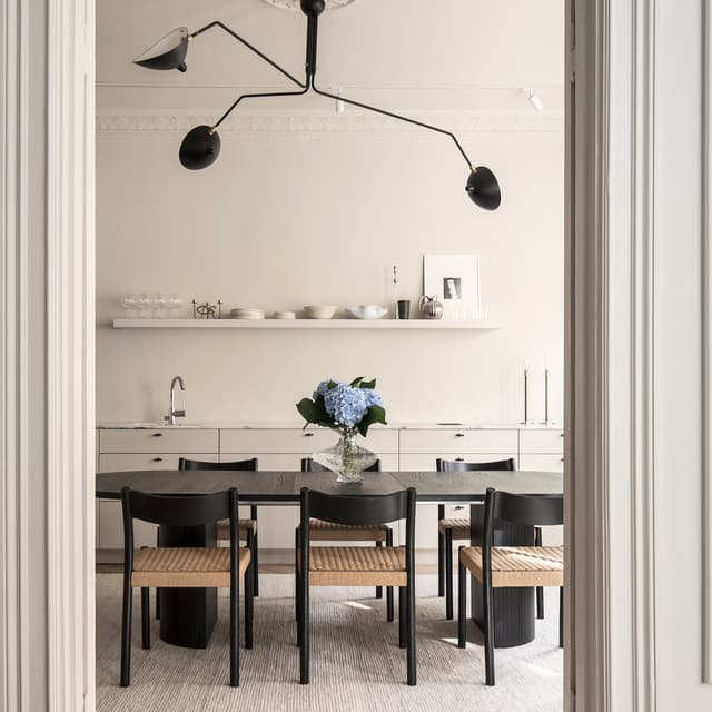 Colin Dining Chair Black Stained Oak