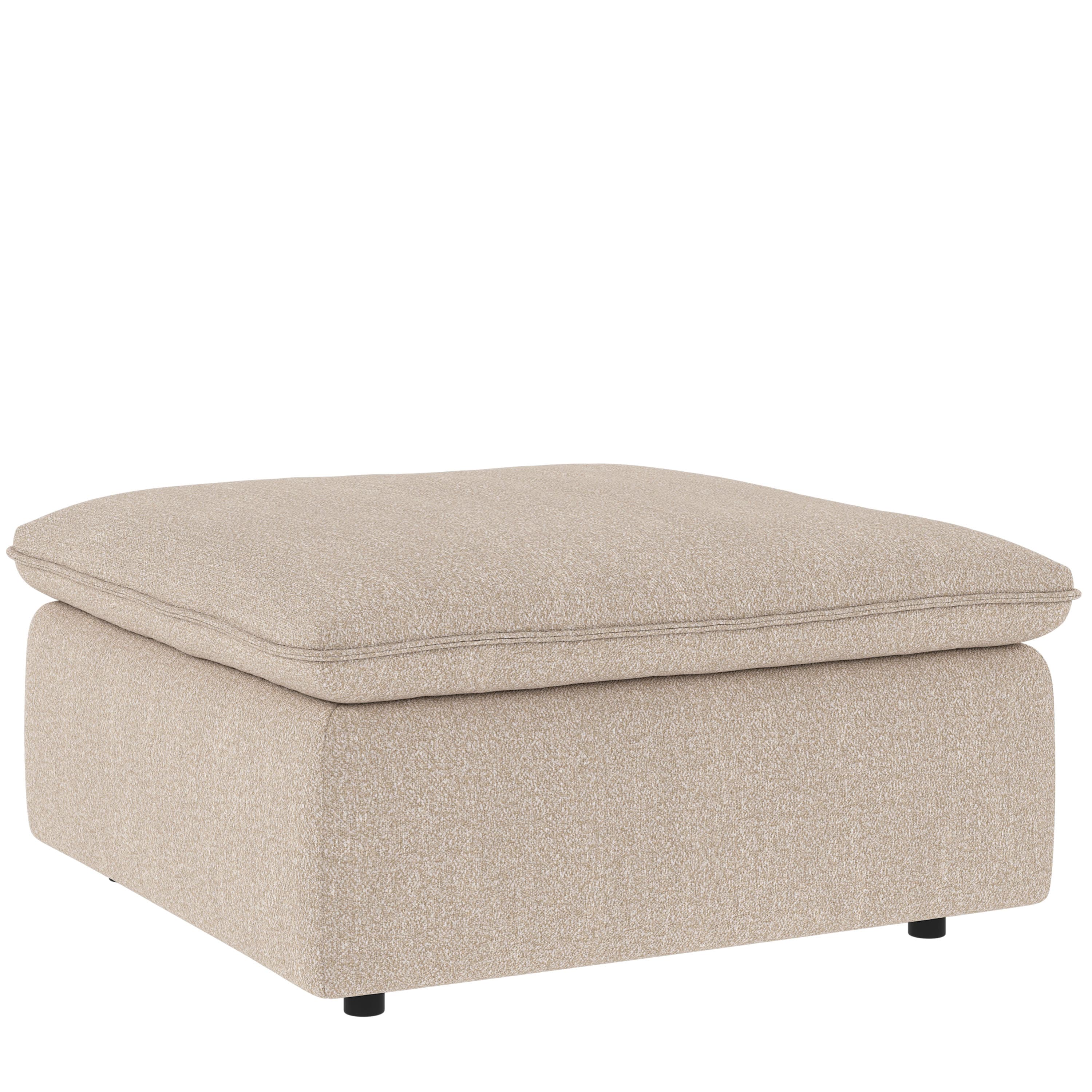 Rawlins Fotpall Sandra Ljusbeige