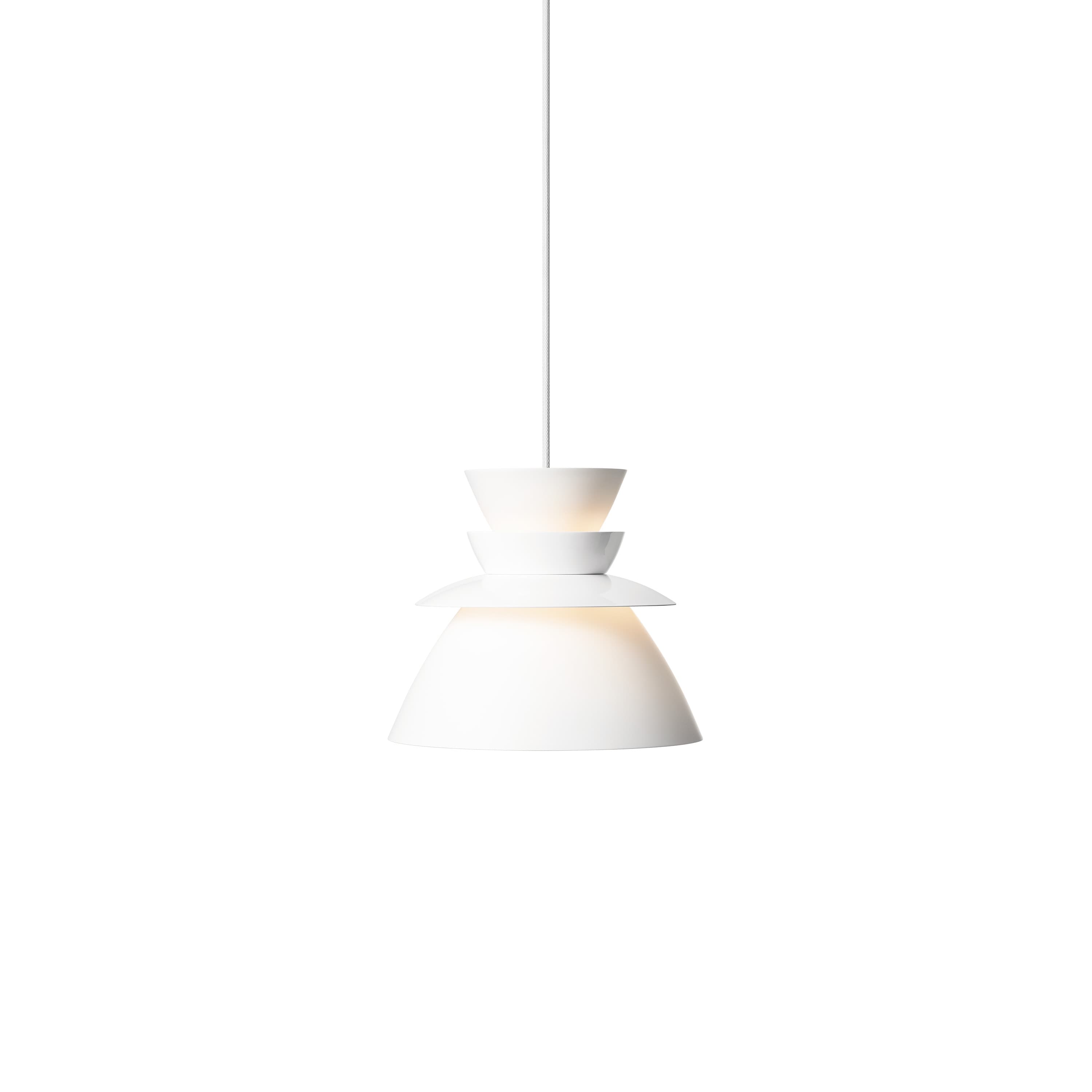 Sundowner Pendelleuchte Weiß 25cm